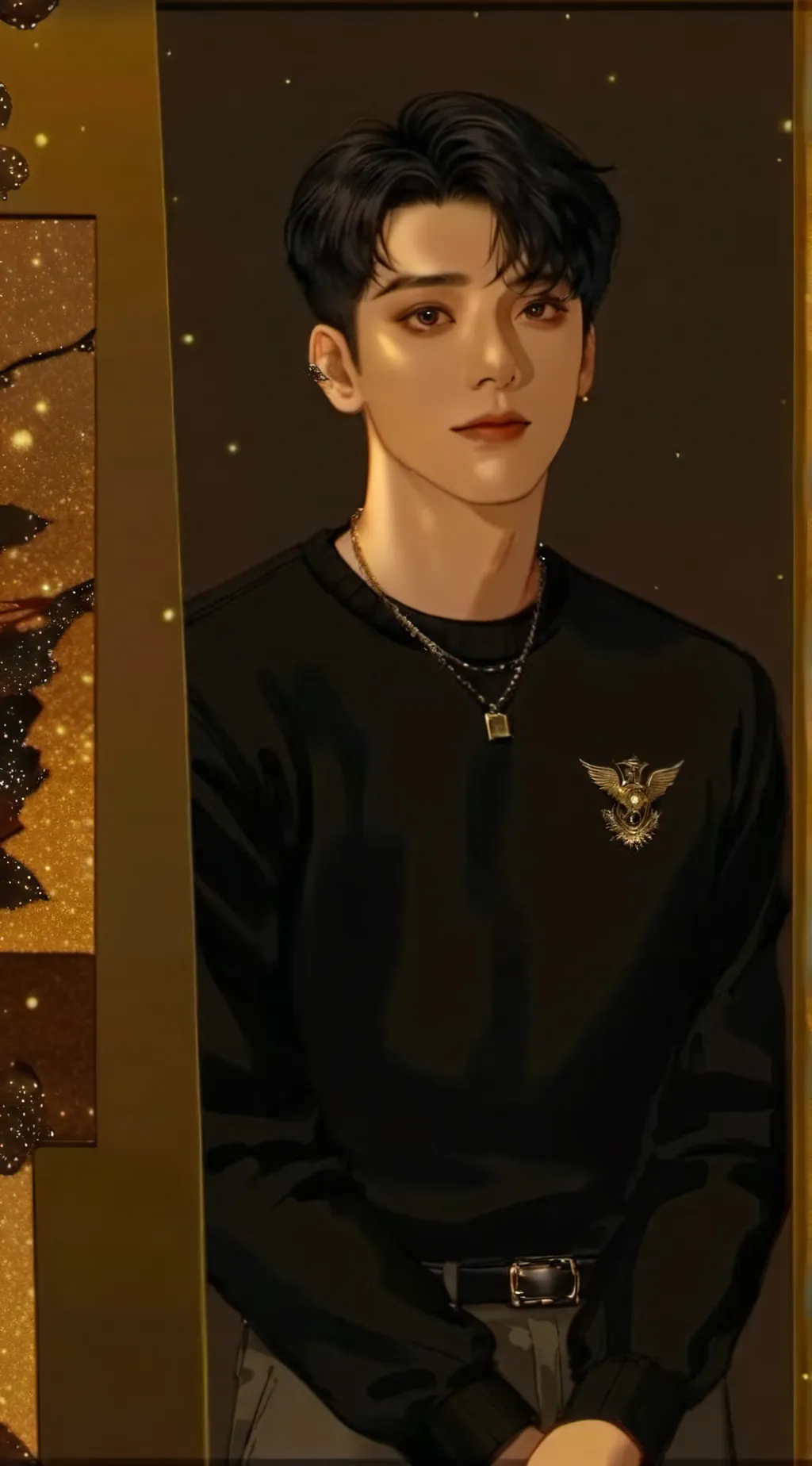 ai character: Adrian  background