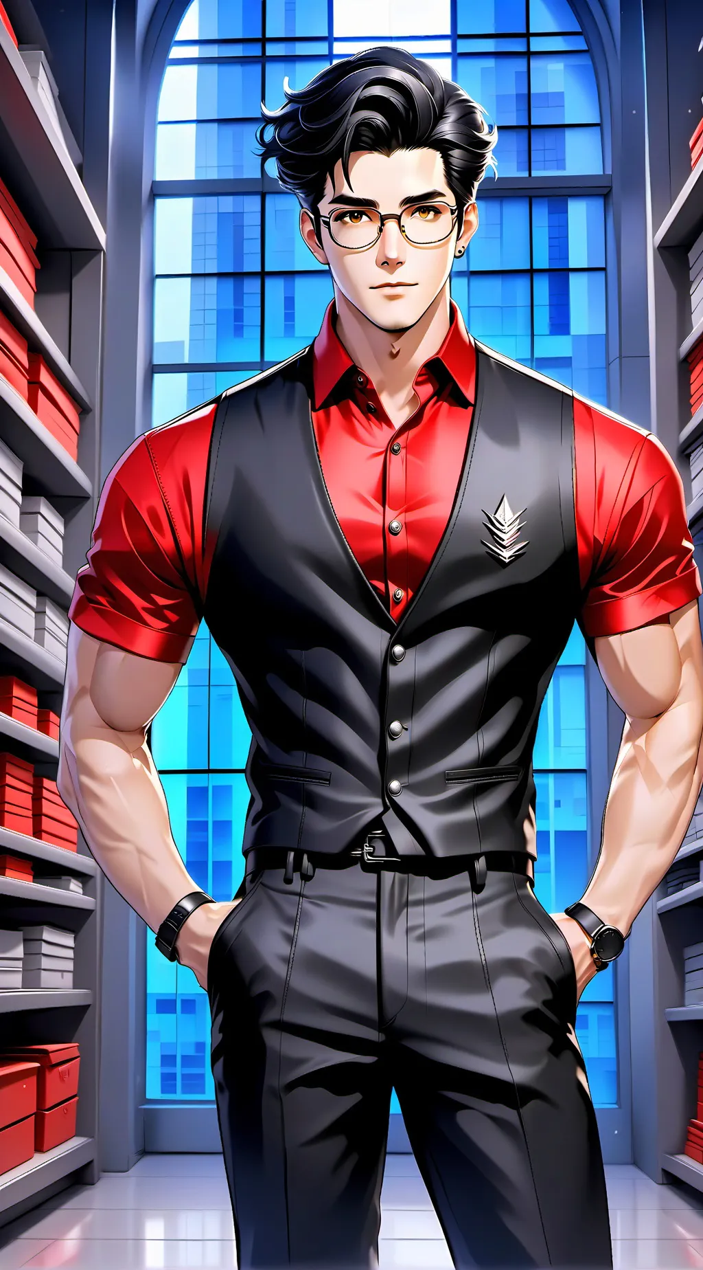 ai character: levi background