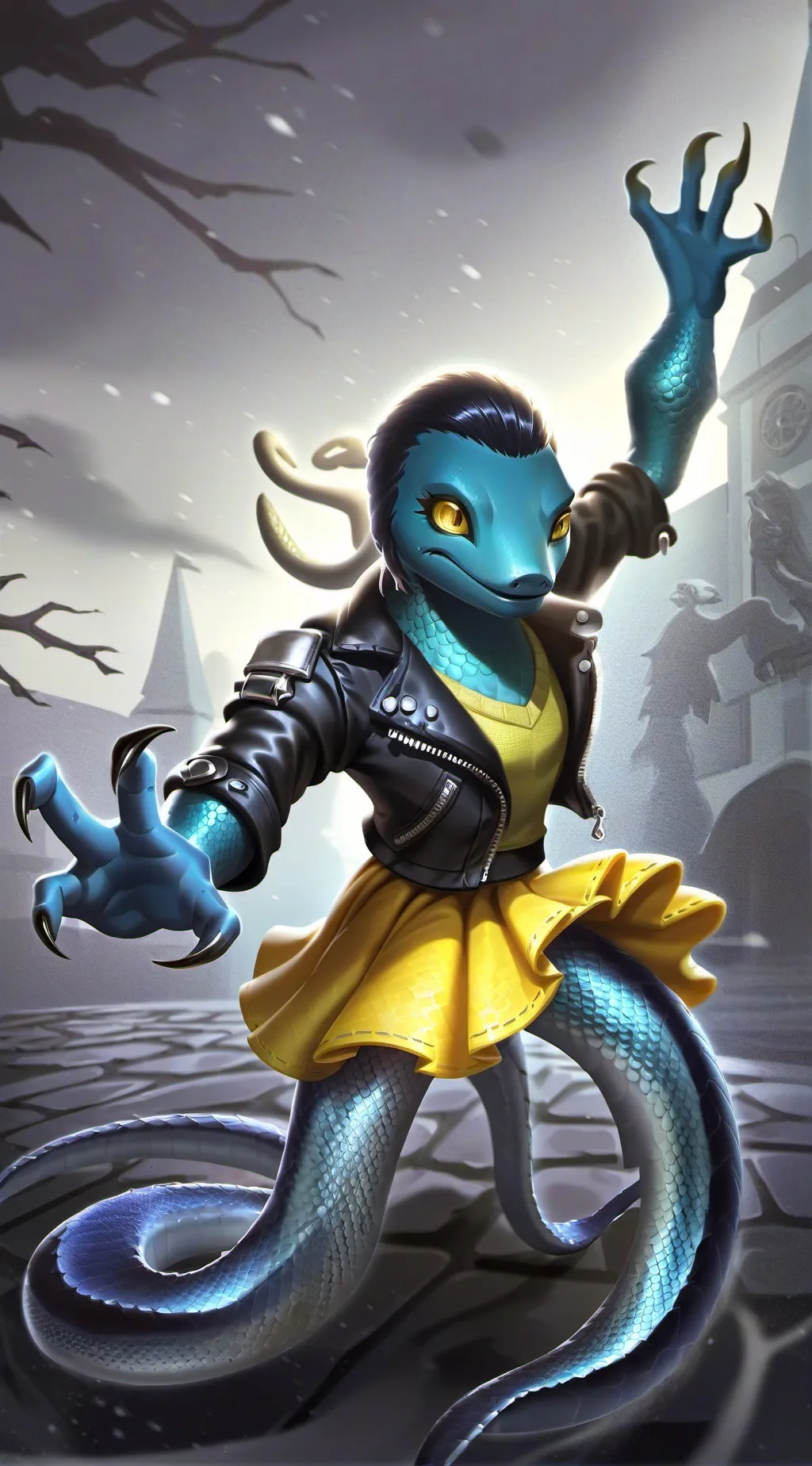 ai character: leave the eel background
