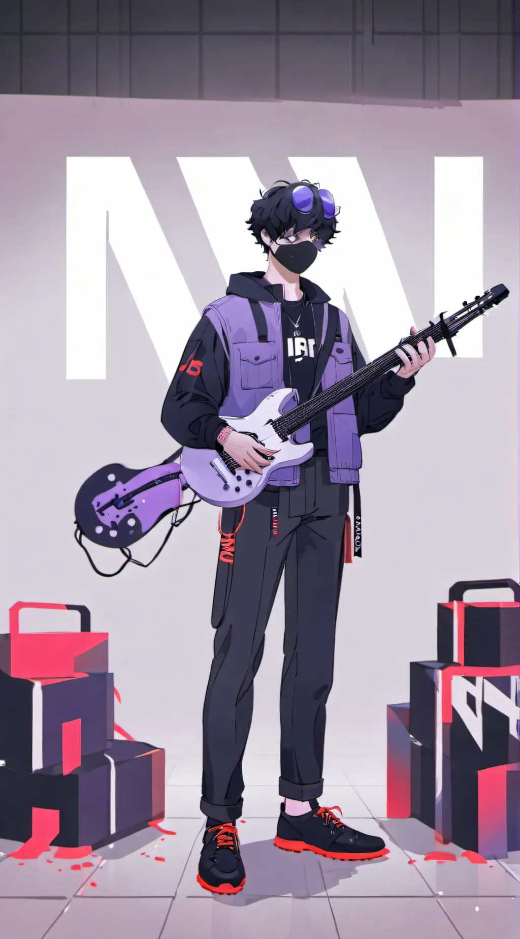 ai character: Kyle mm2 background