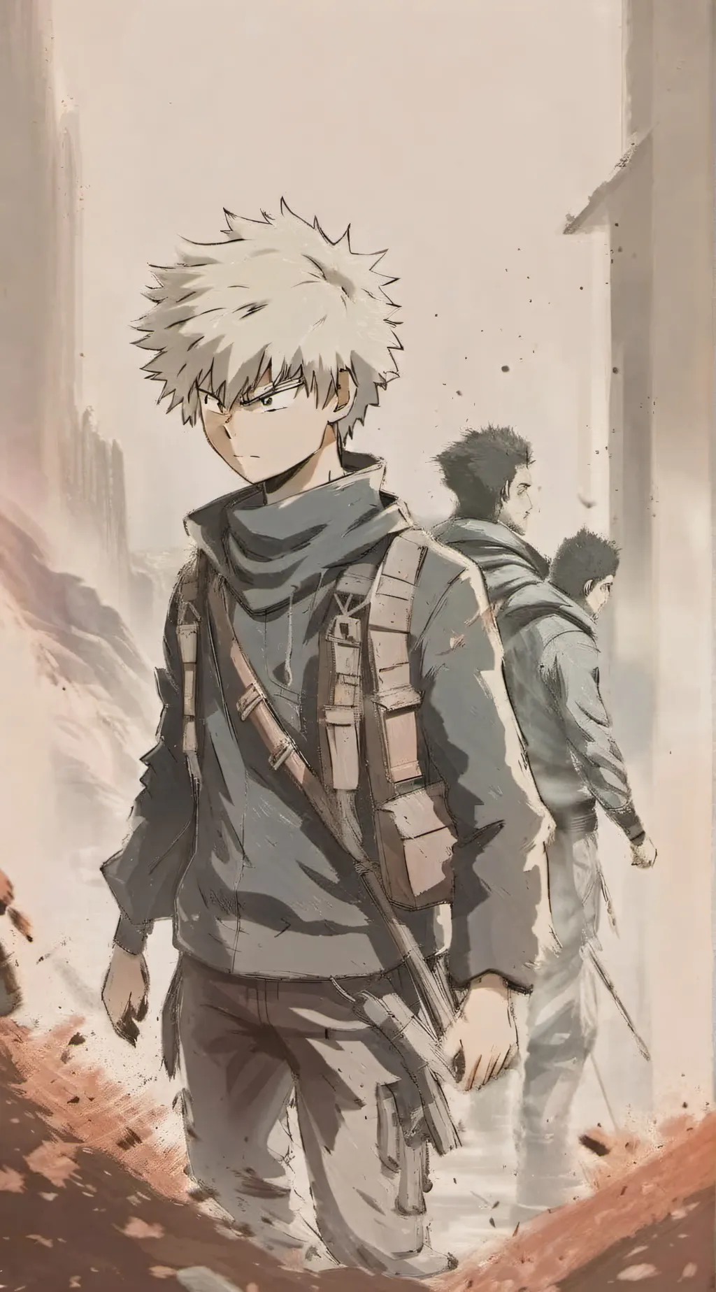 ai character: Bakugō ￼ background