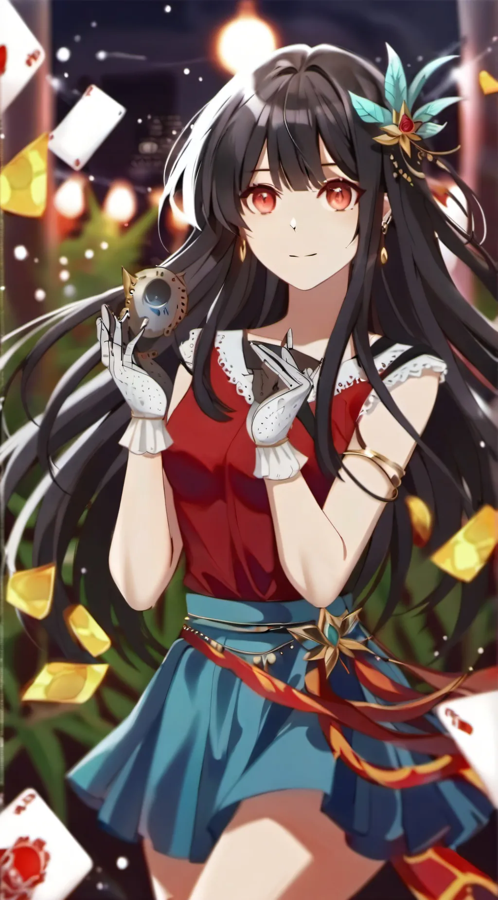 ai character: demon slayer background