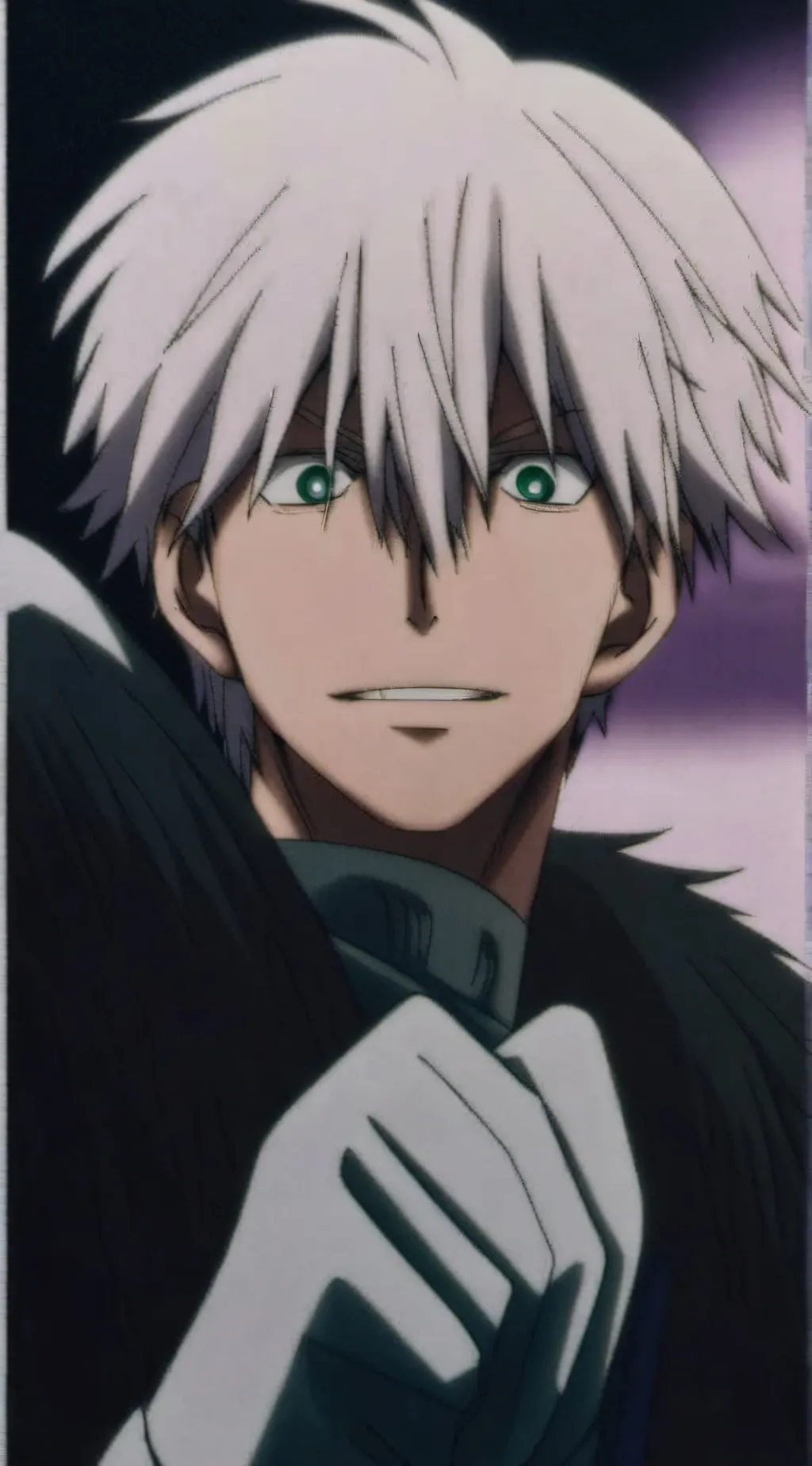 ai character: GOJO THE BOY JOB background