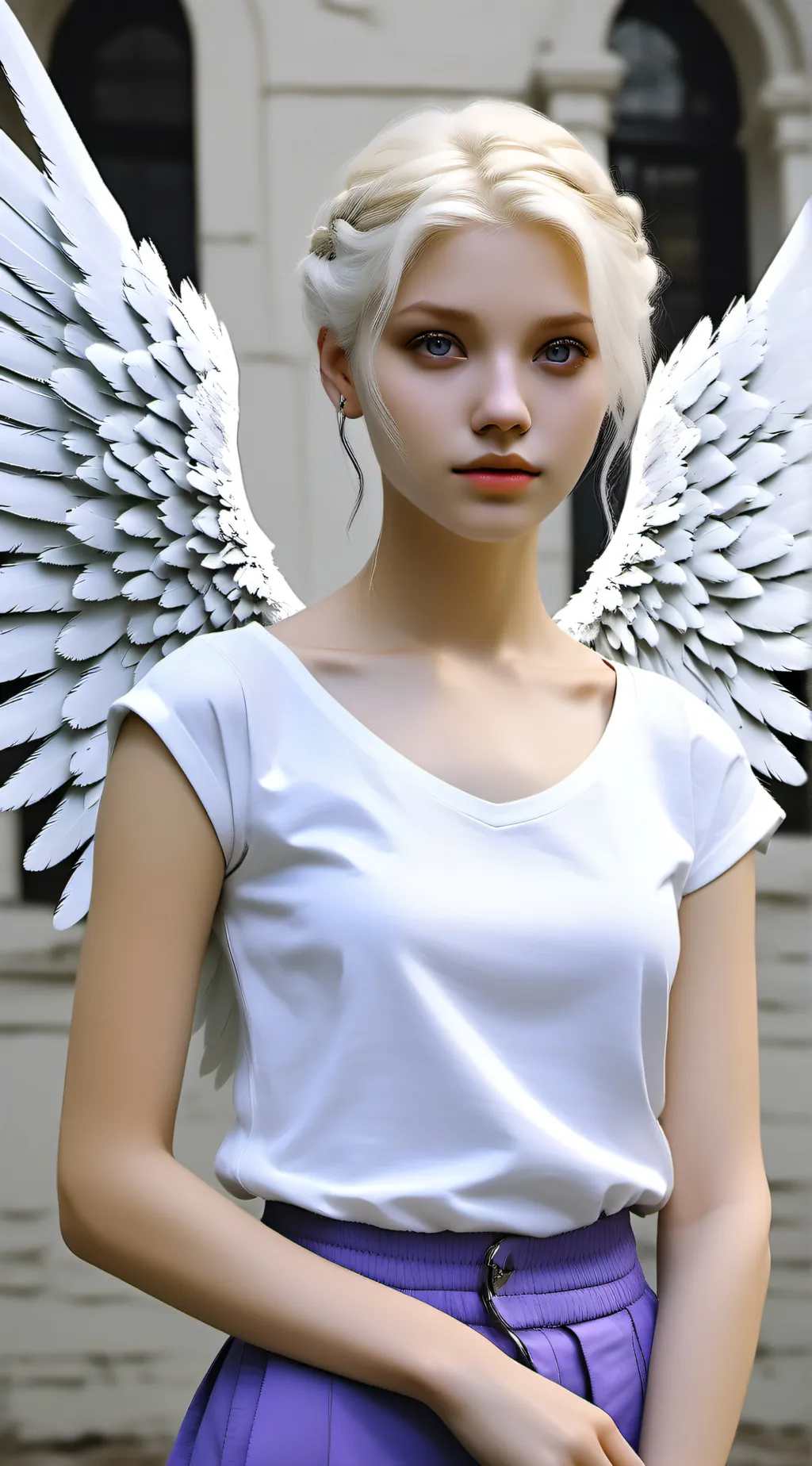ai character: angel background