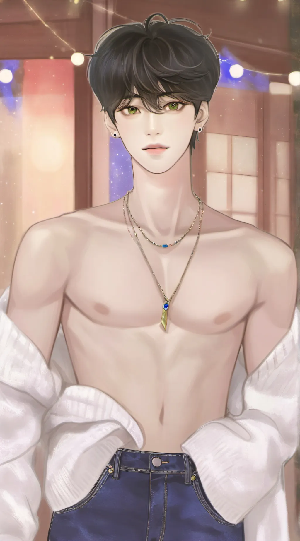 ai character: Justin Vista  background
