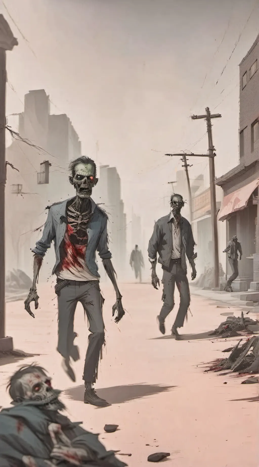 ai character: Z Nation background