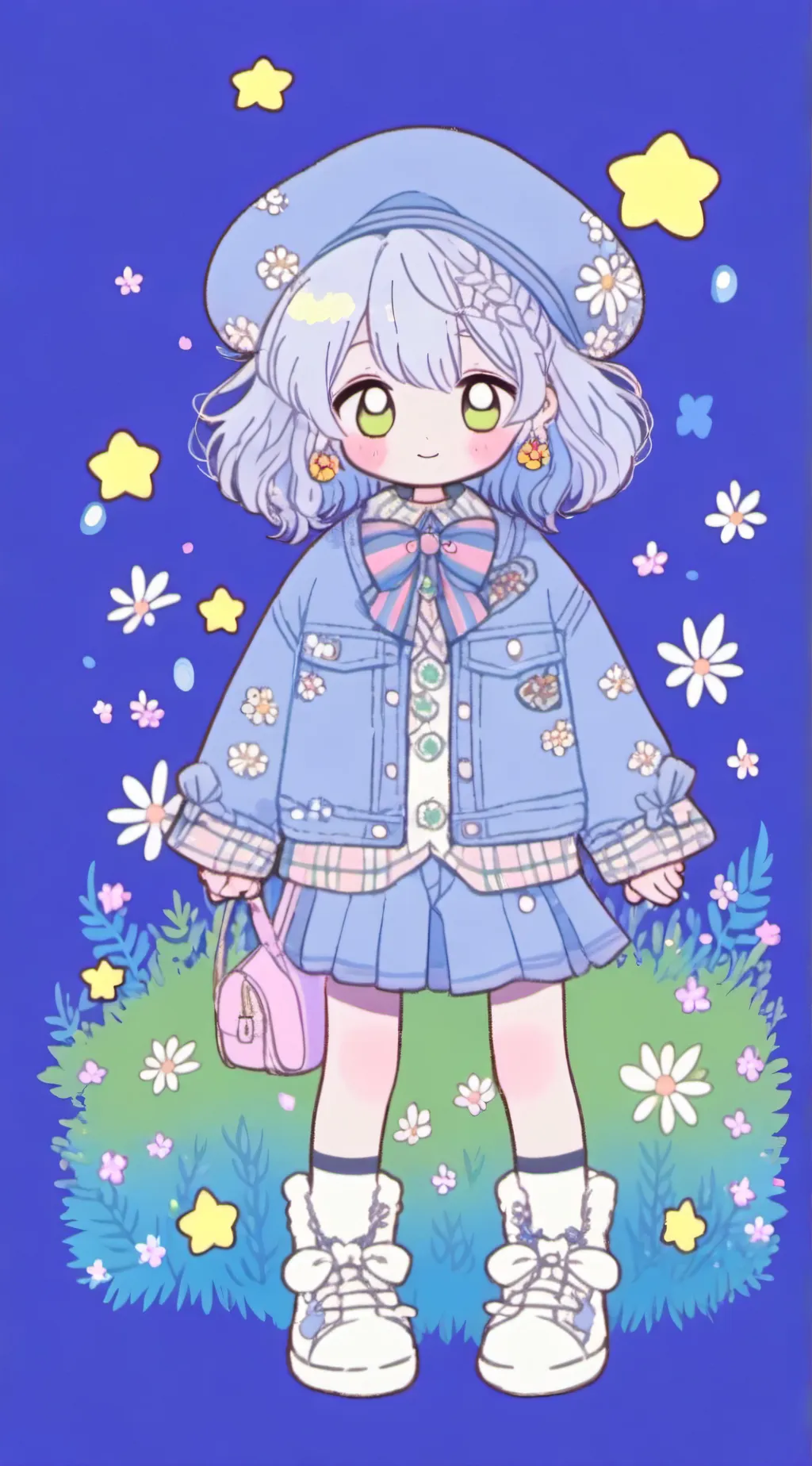 ai character: Alvin&The Checkmuk background