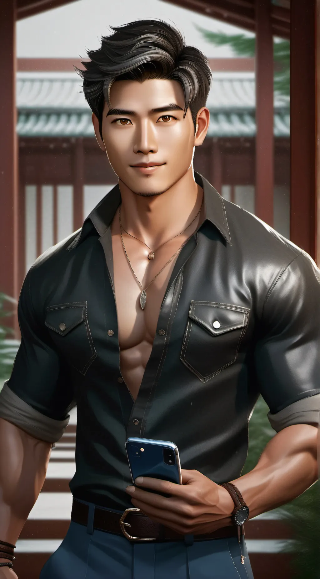 ai character: Leslie background