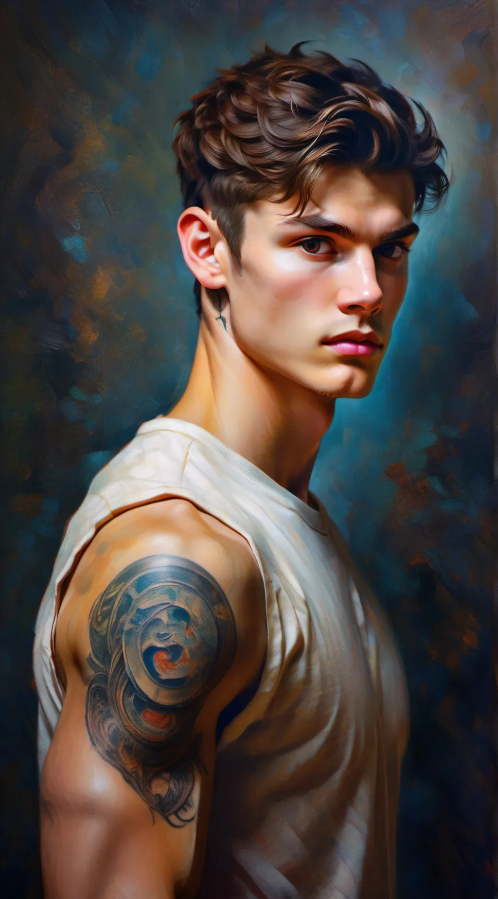 ai character: Steven Cambridge  background