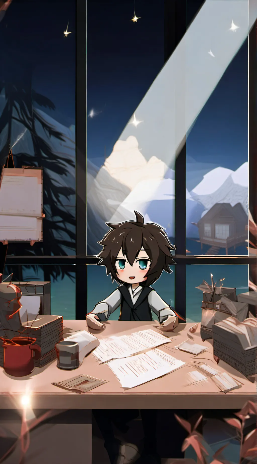 ai character: Alex background