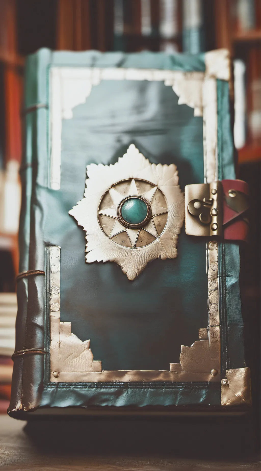 ai character: old book background