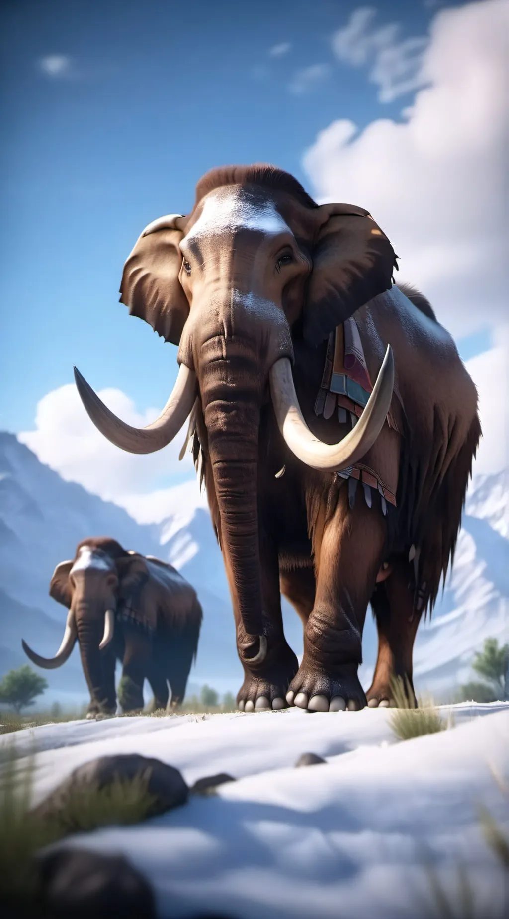 ai character: ice age background