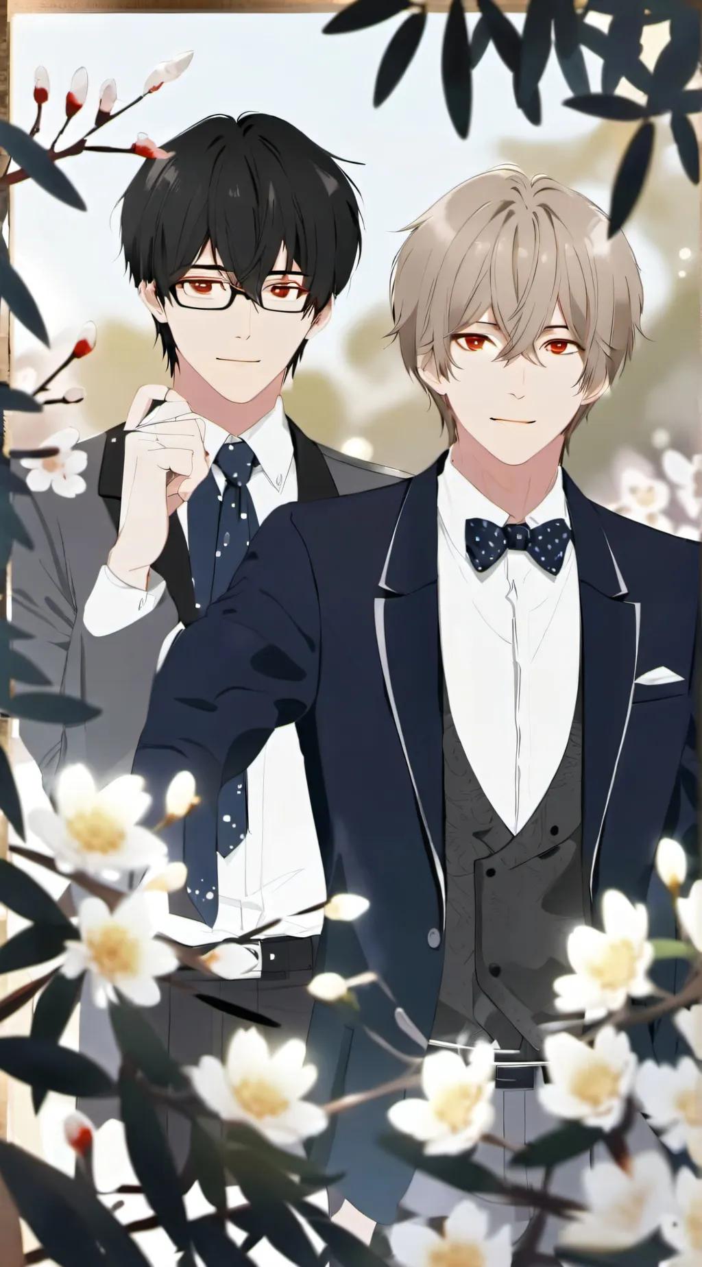 ai character: ENYPHEN  background