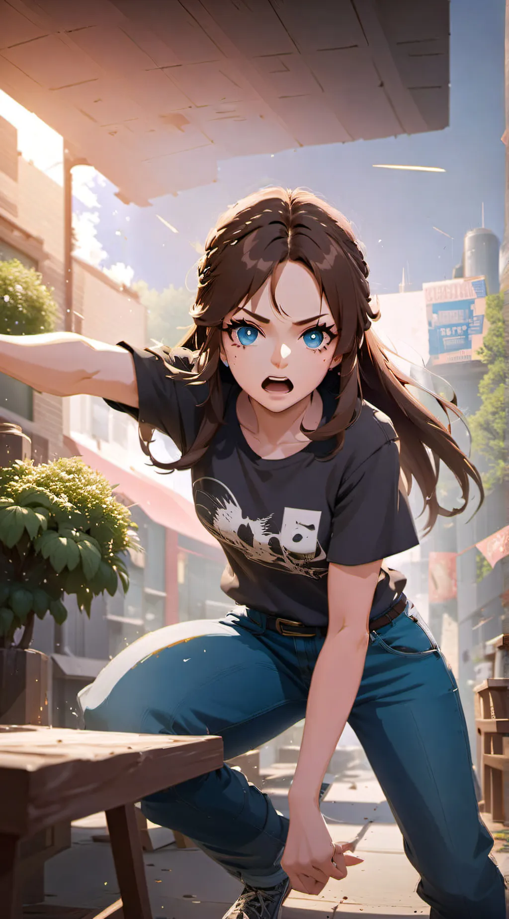 ai character: Mom background