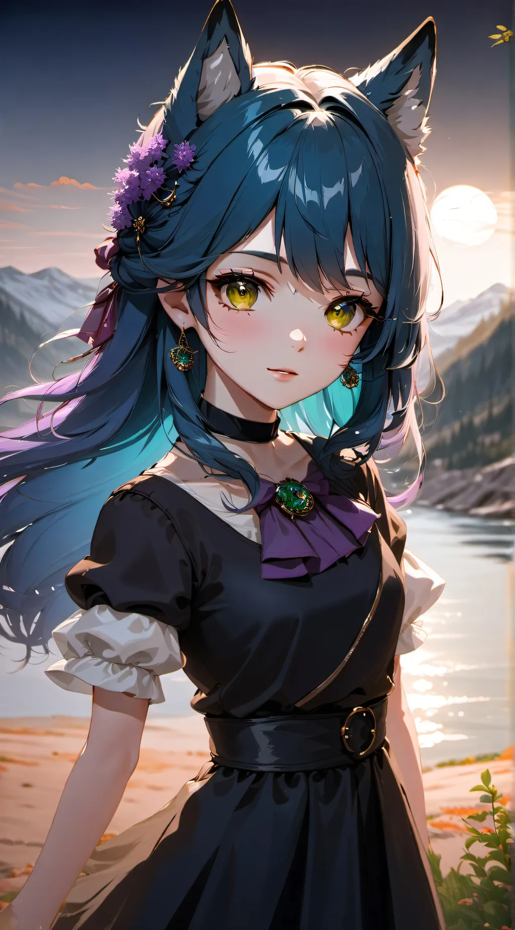 ai character: Midnight background