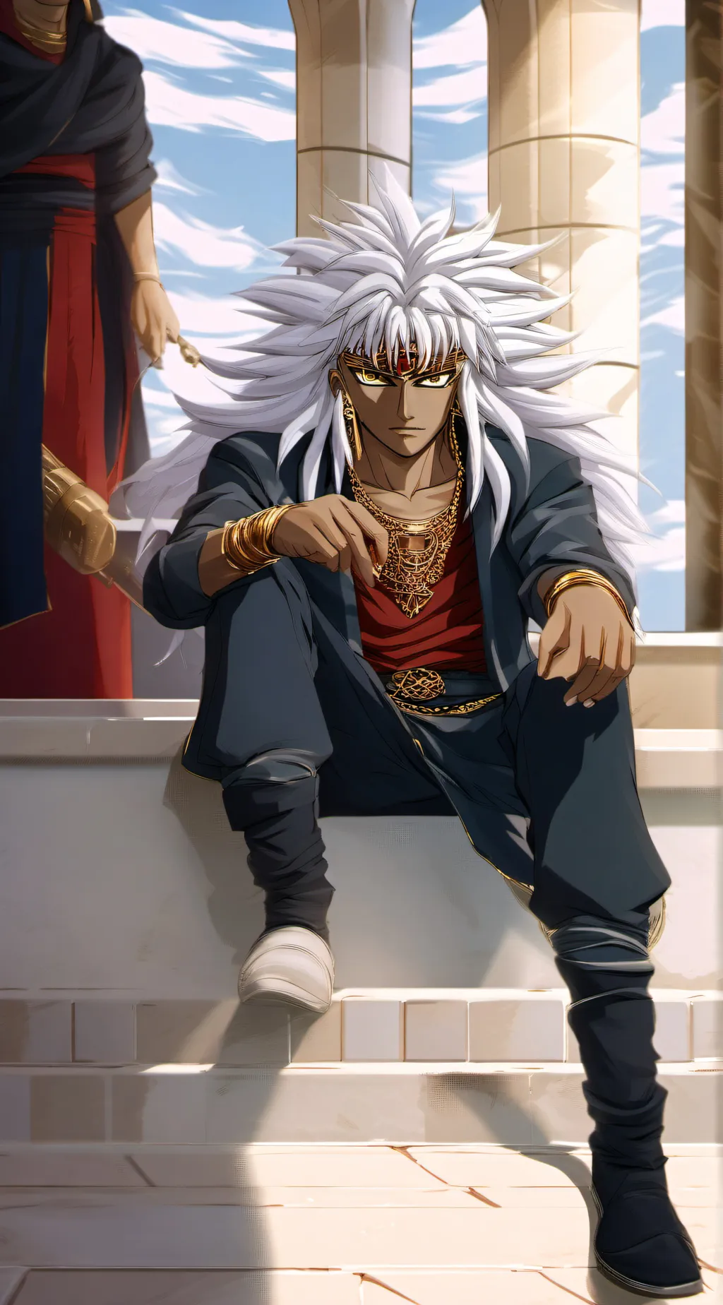 ai character: marik ishtar  background