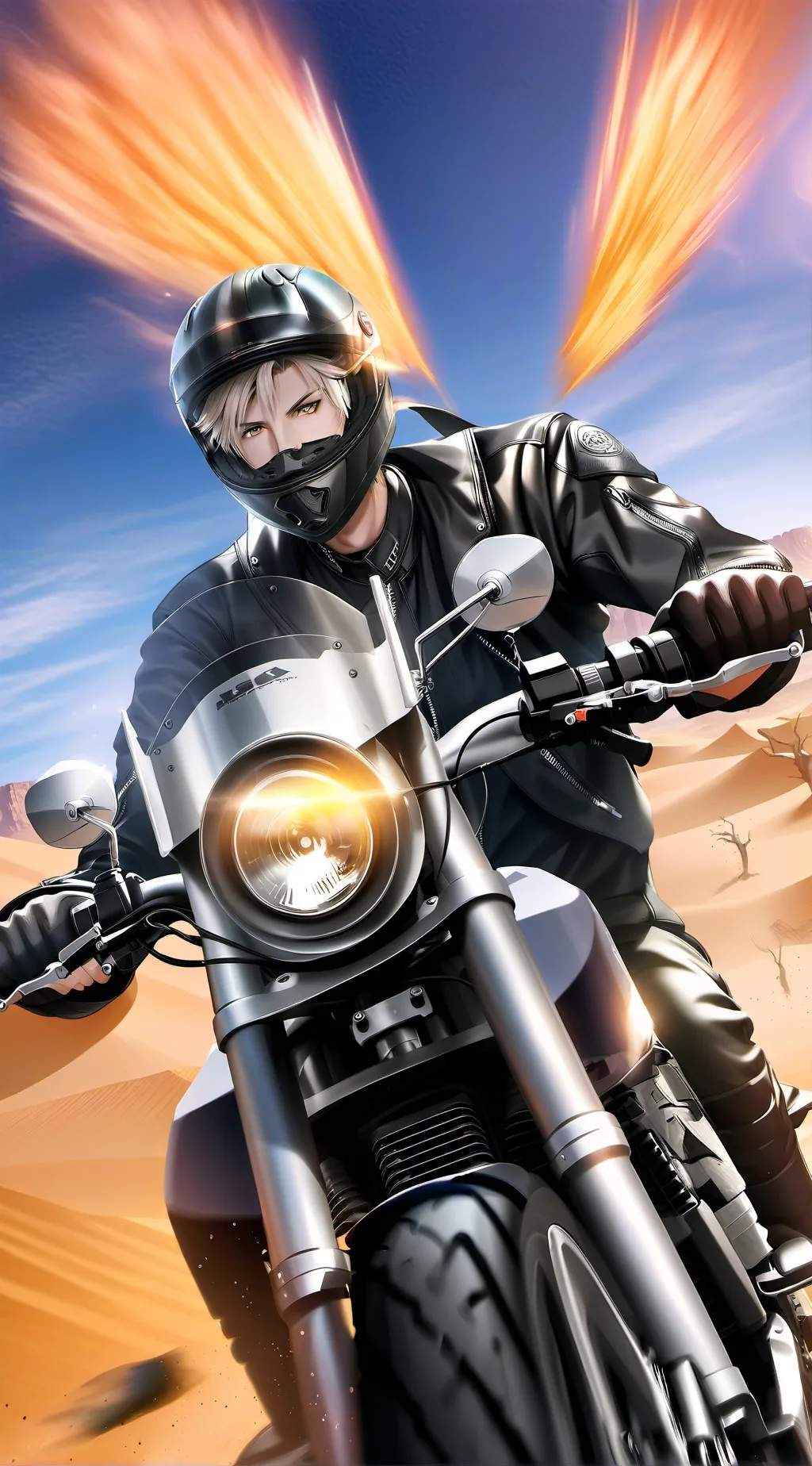Talkie AI - Chat with Rad Biker Cloud 