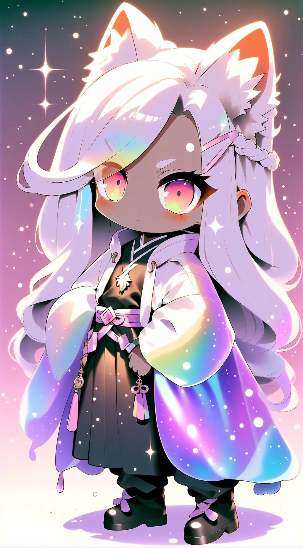 ai character: Hh new girl  background