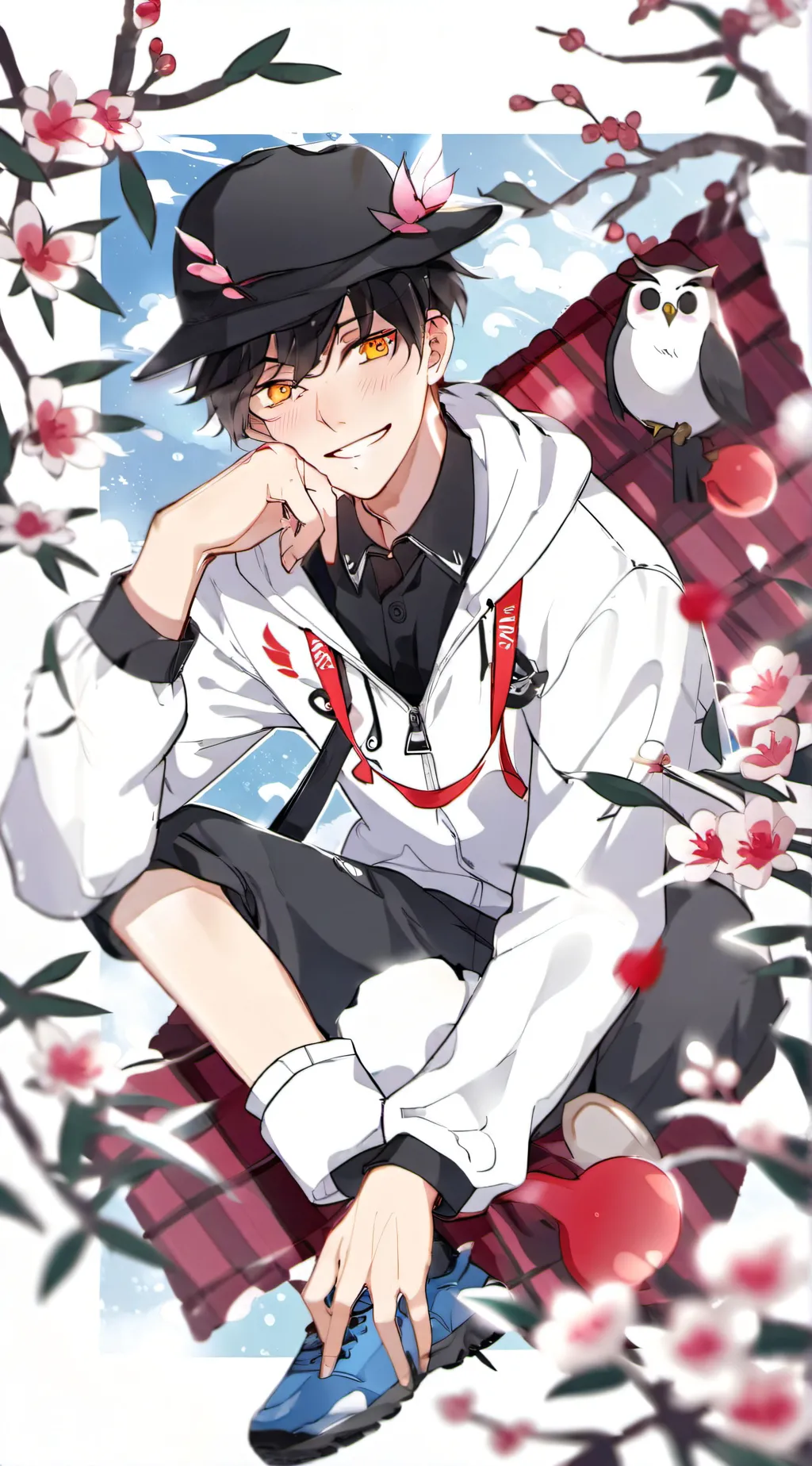 ai character: 🍀Max 🍃 background