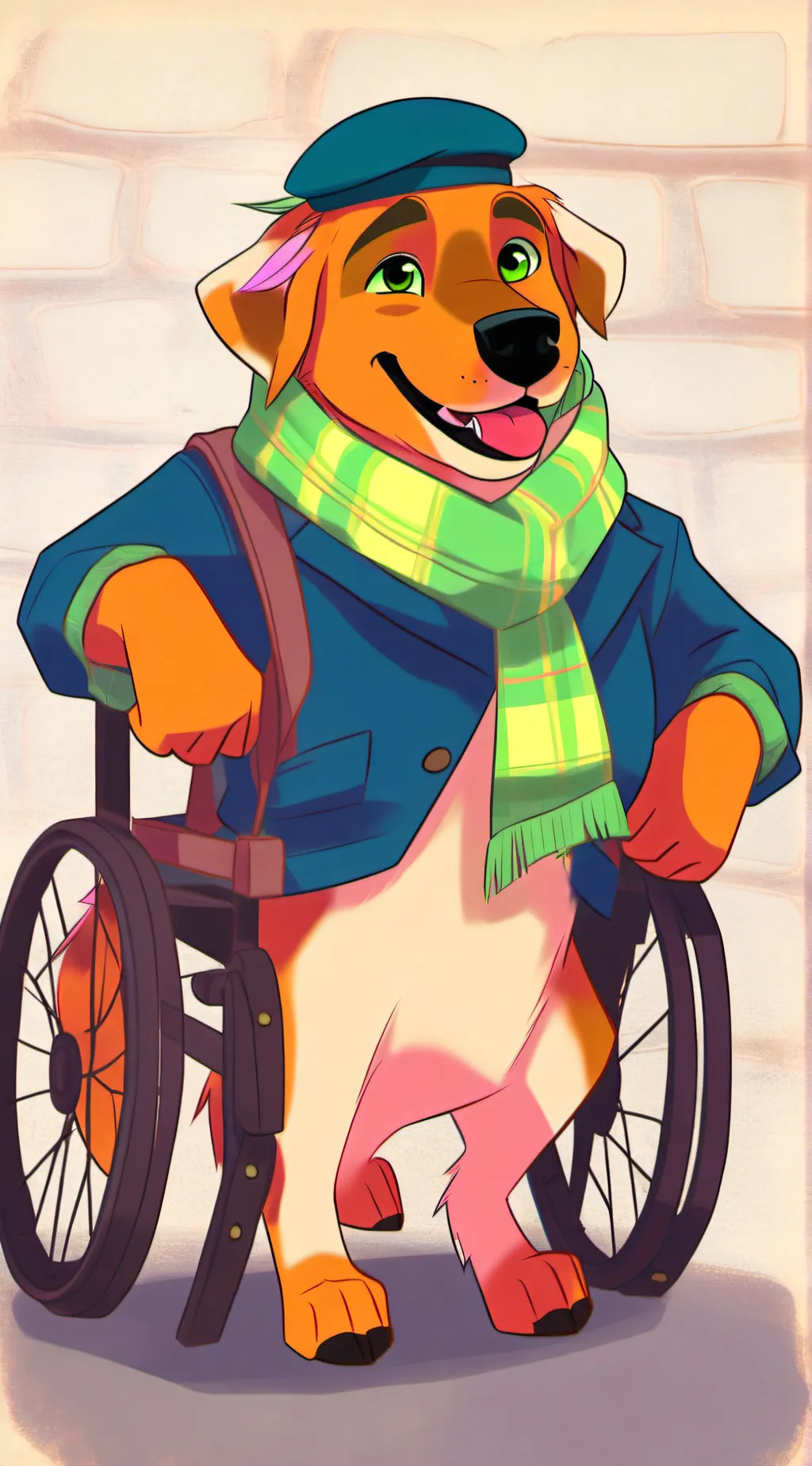 ai character: B. Max background