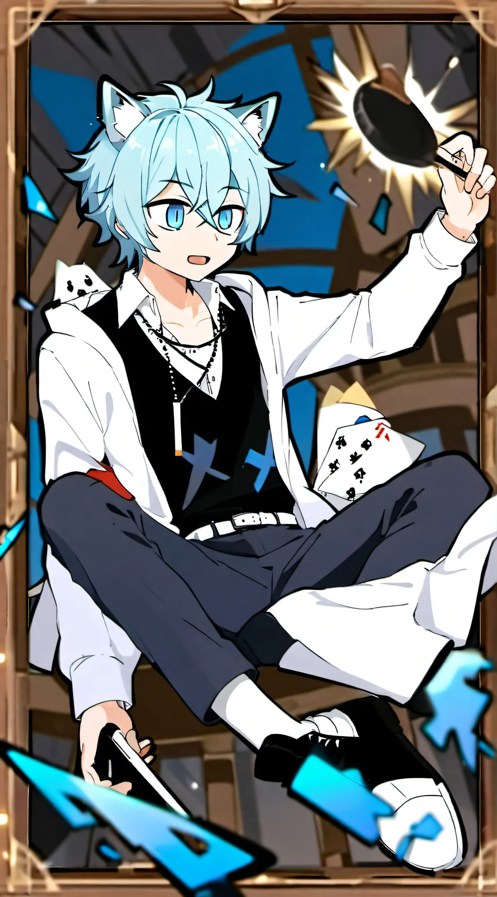 ai character: Aren  background
