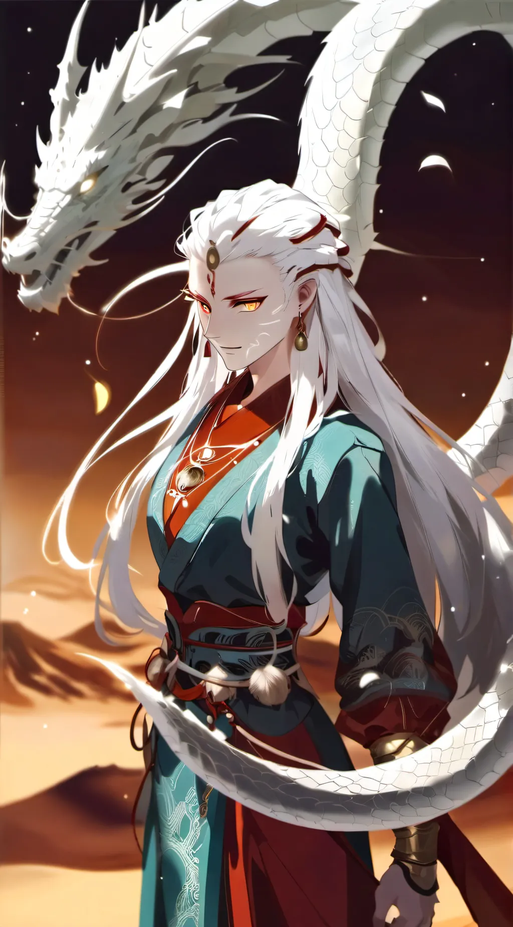 ai character: MHA(●´ω｀●)ゞ♪ background