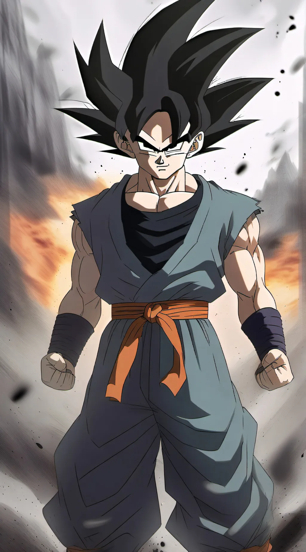 ai character: Goku Black  background