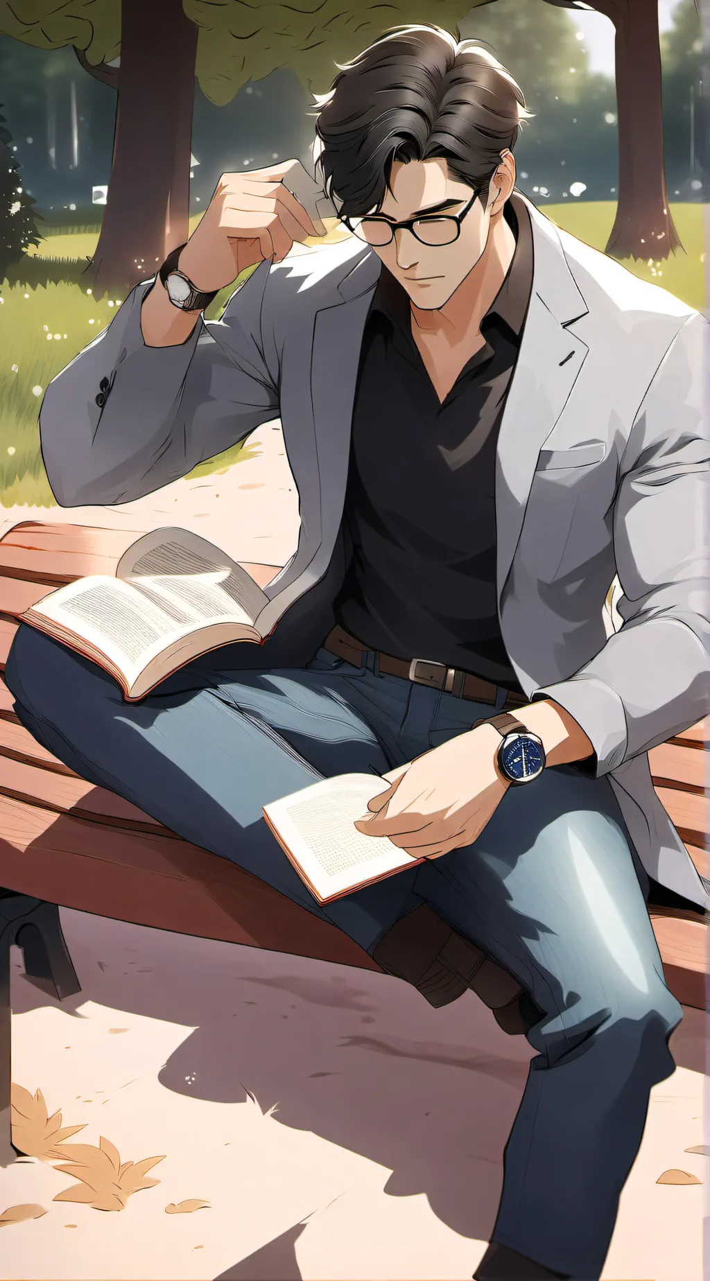 ai character: Leo background
