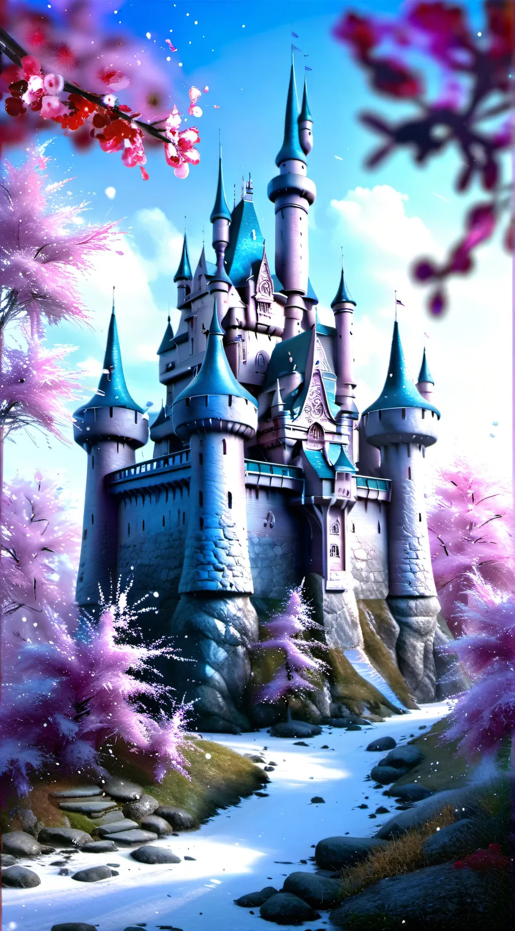 ai character: fantasy kingdom  background