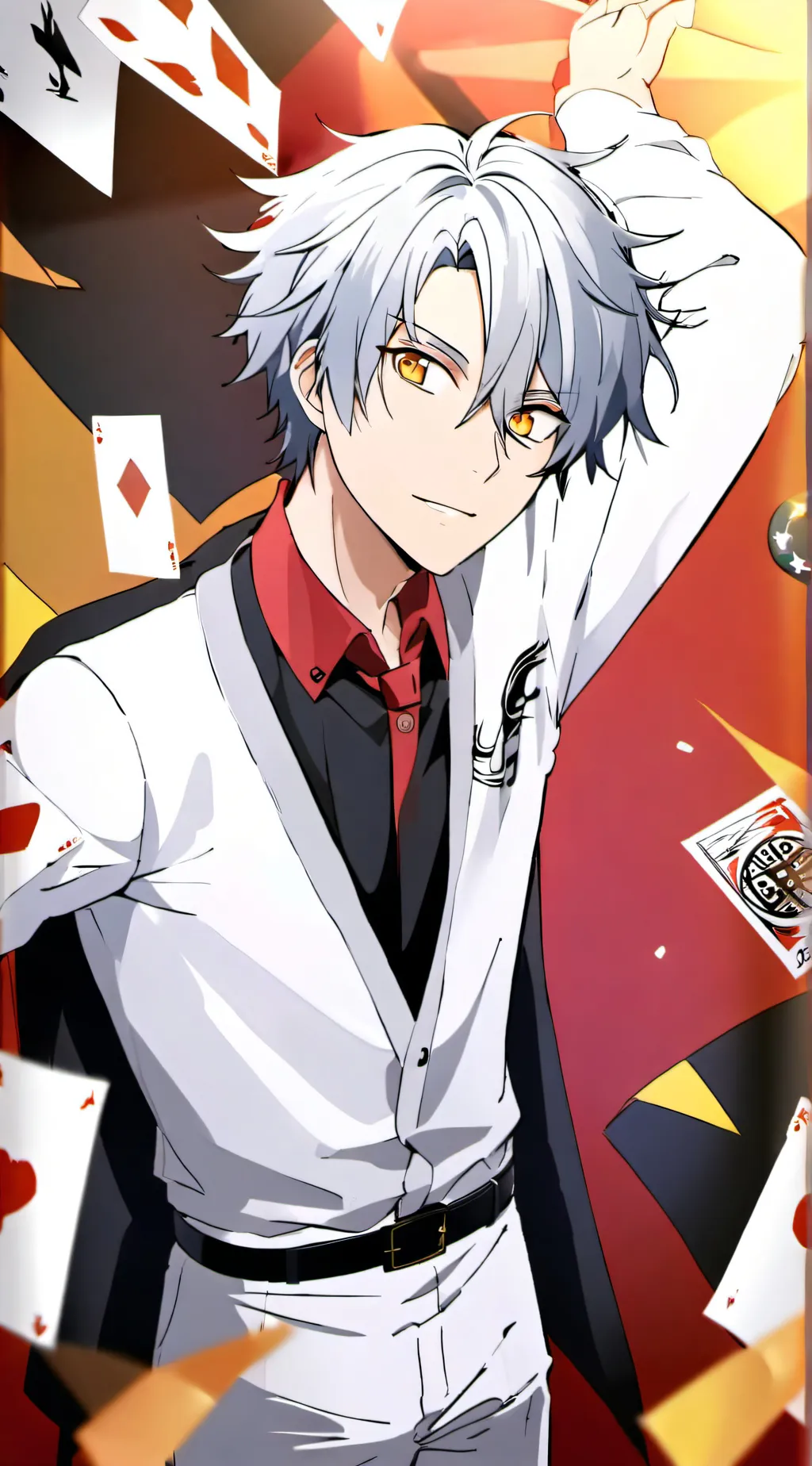 ai character: 子墨 background