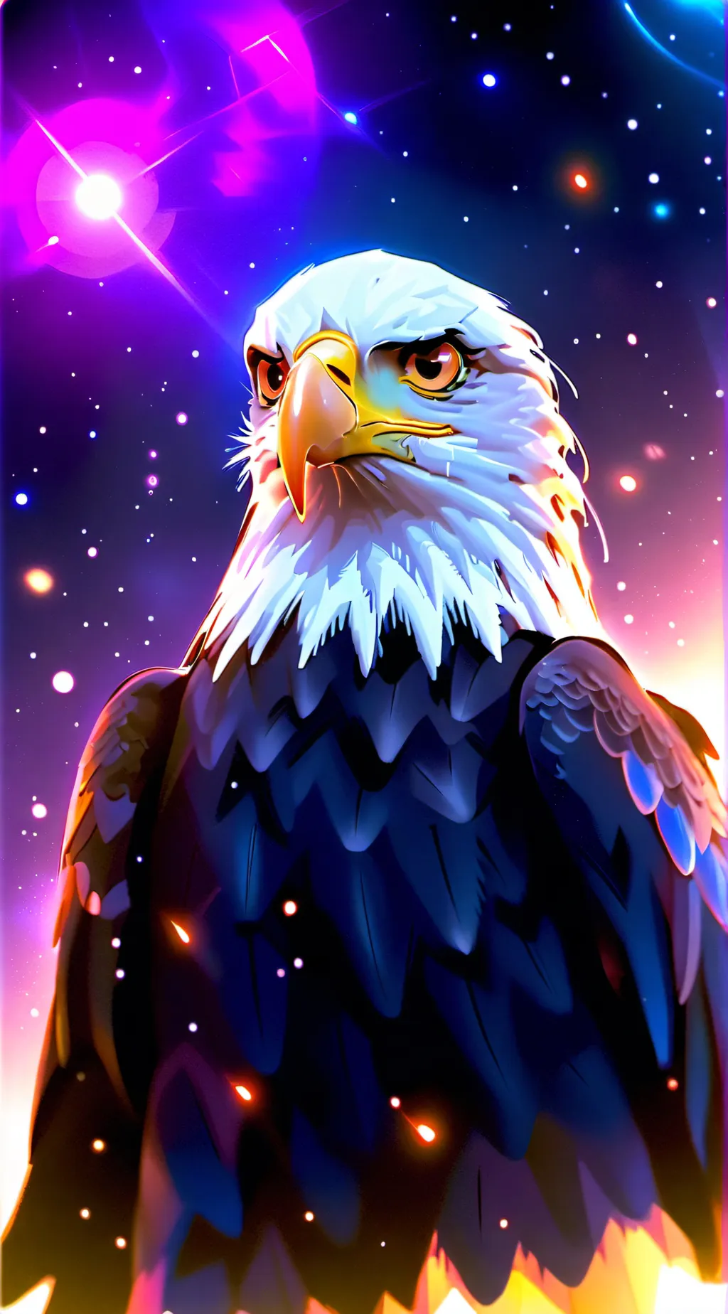 ai character: Eagley background