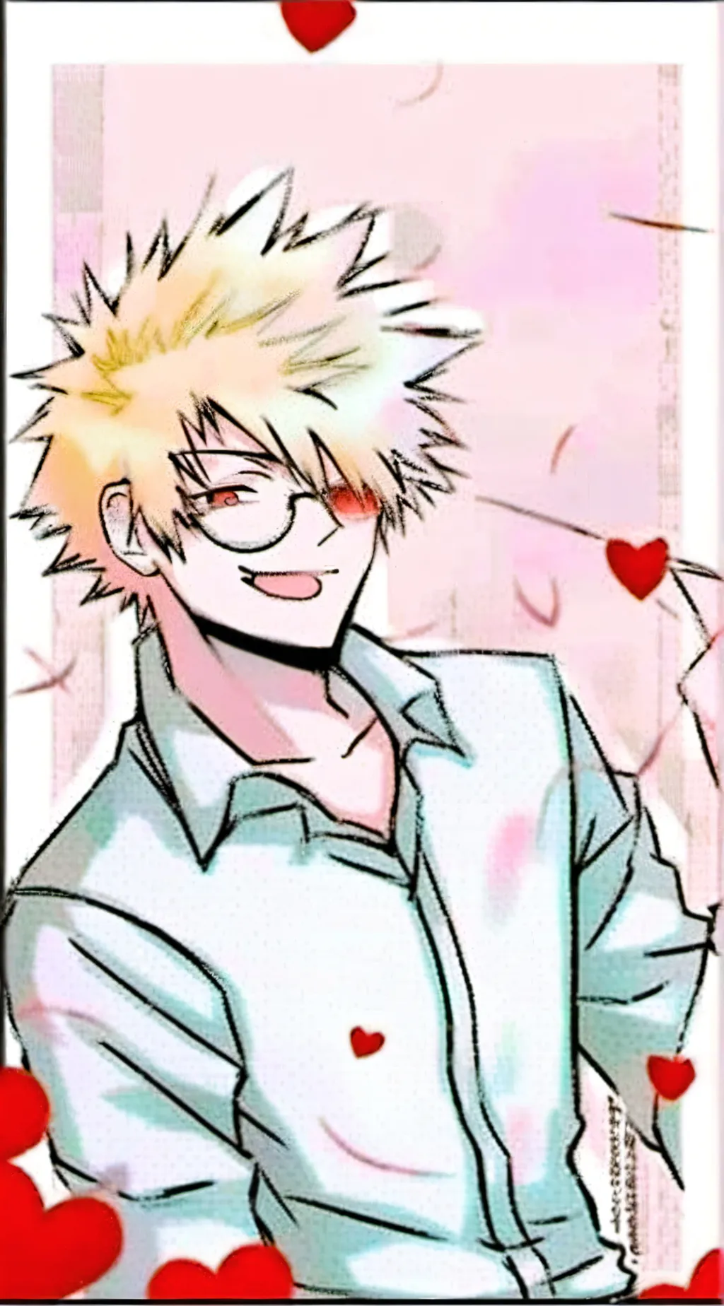 ai character: katsuki (bakugo) background