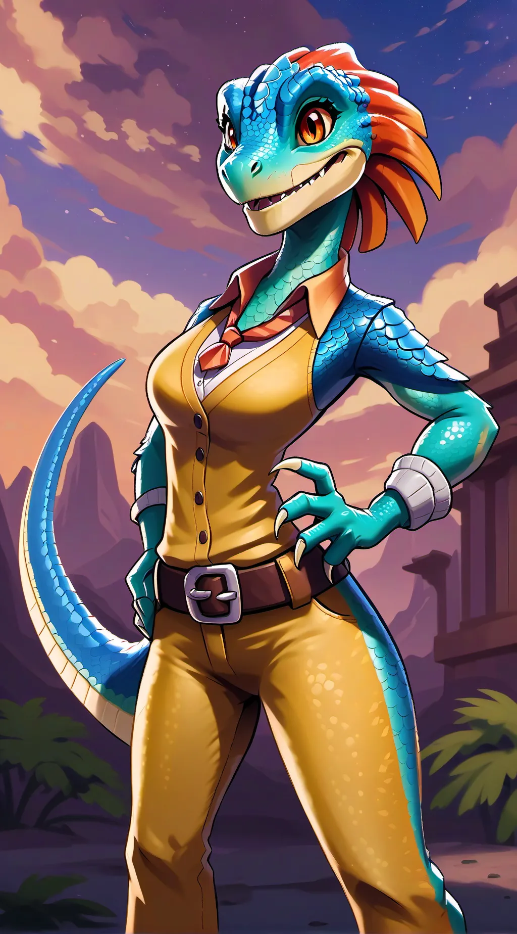 ai character: Zya background