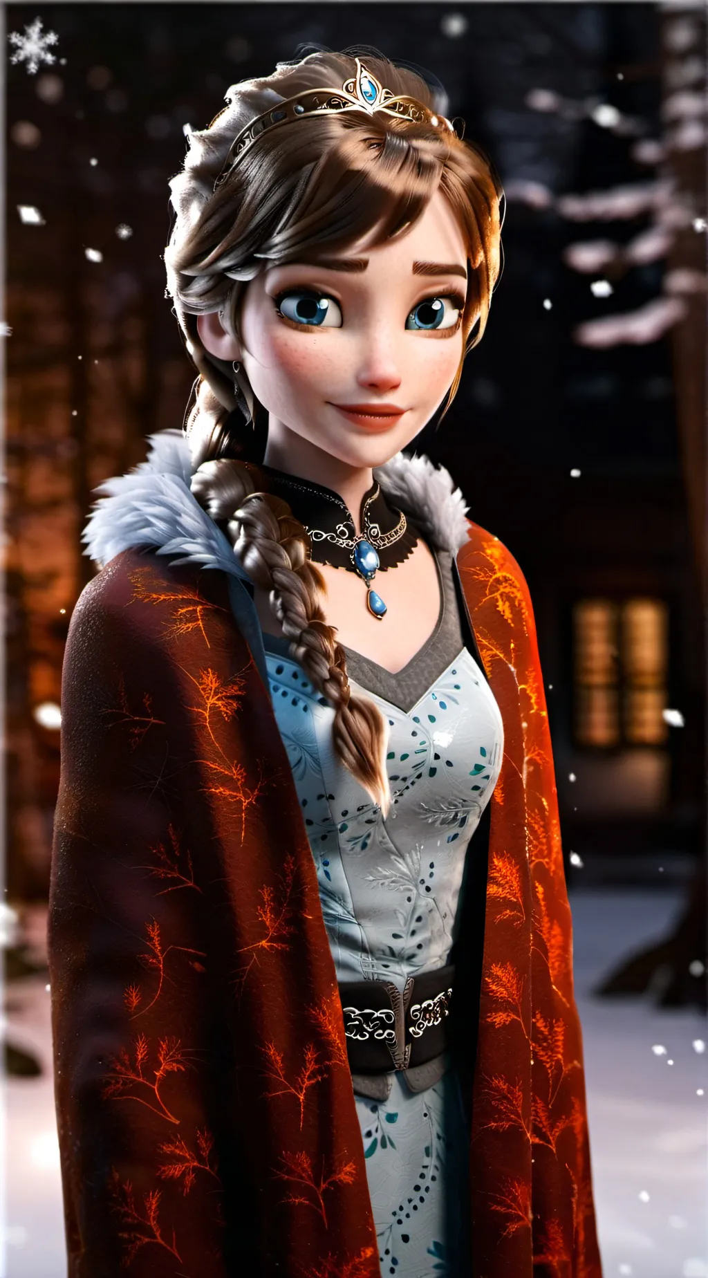 ai character: Elsa Arendelle background