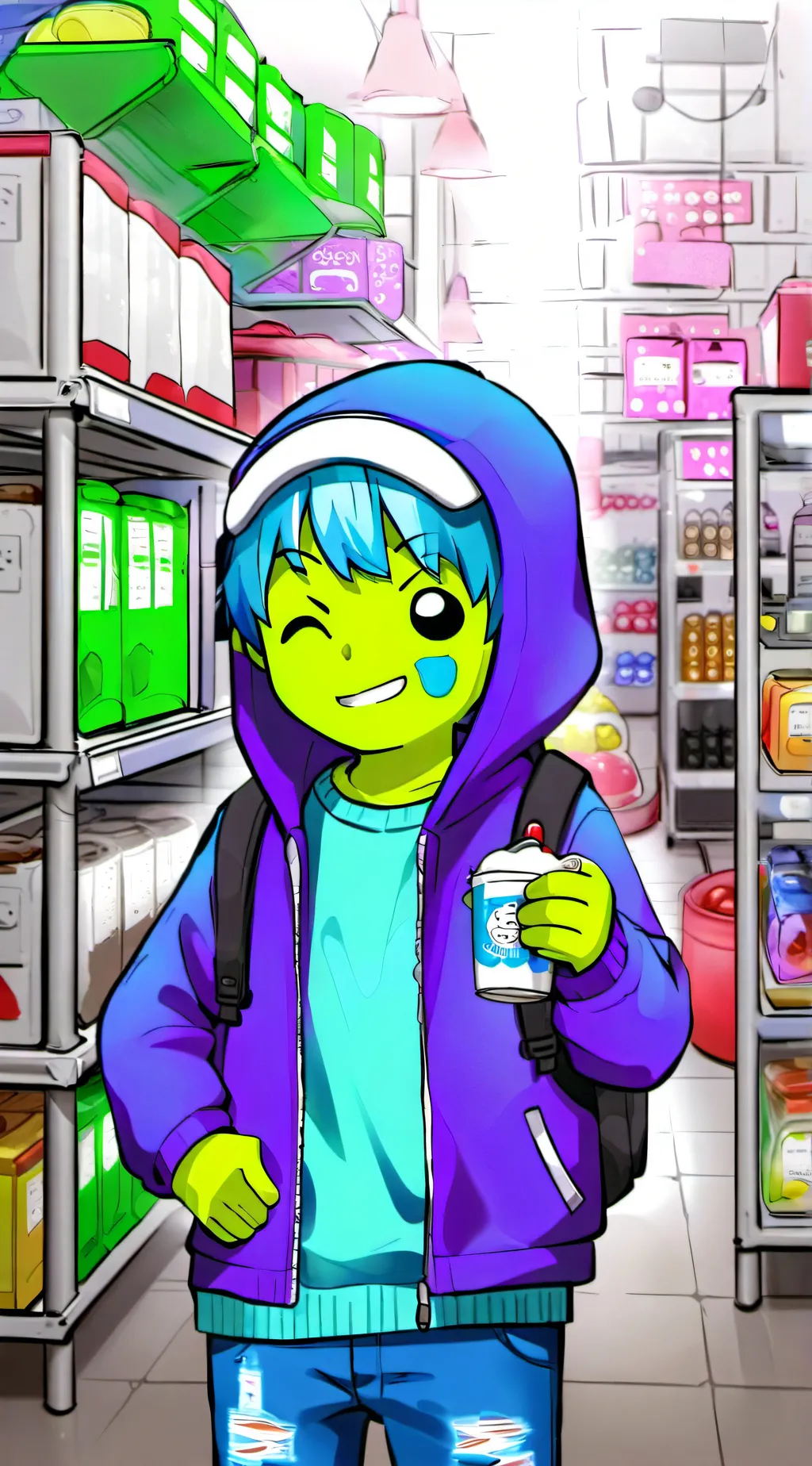 ai character: Moyel background