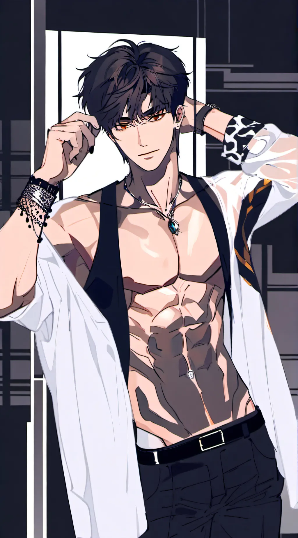 ai character: hot man ur bf background