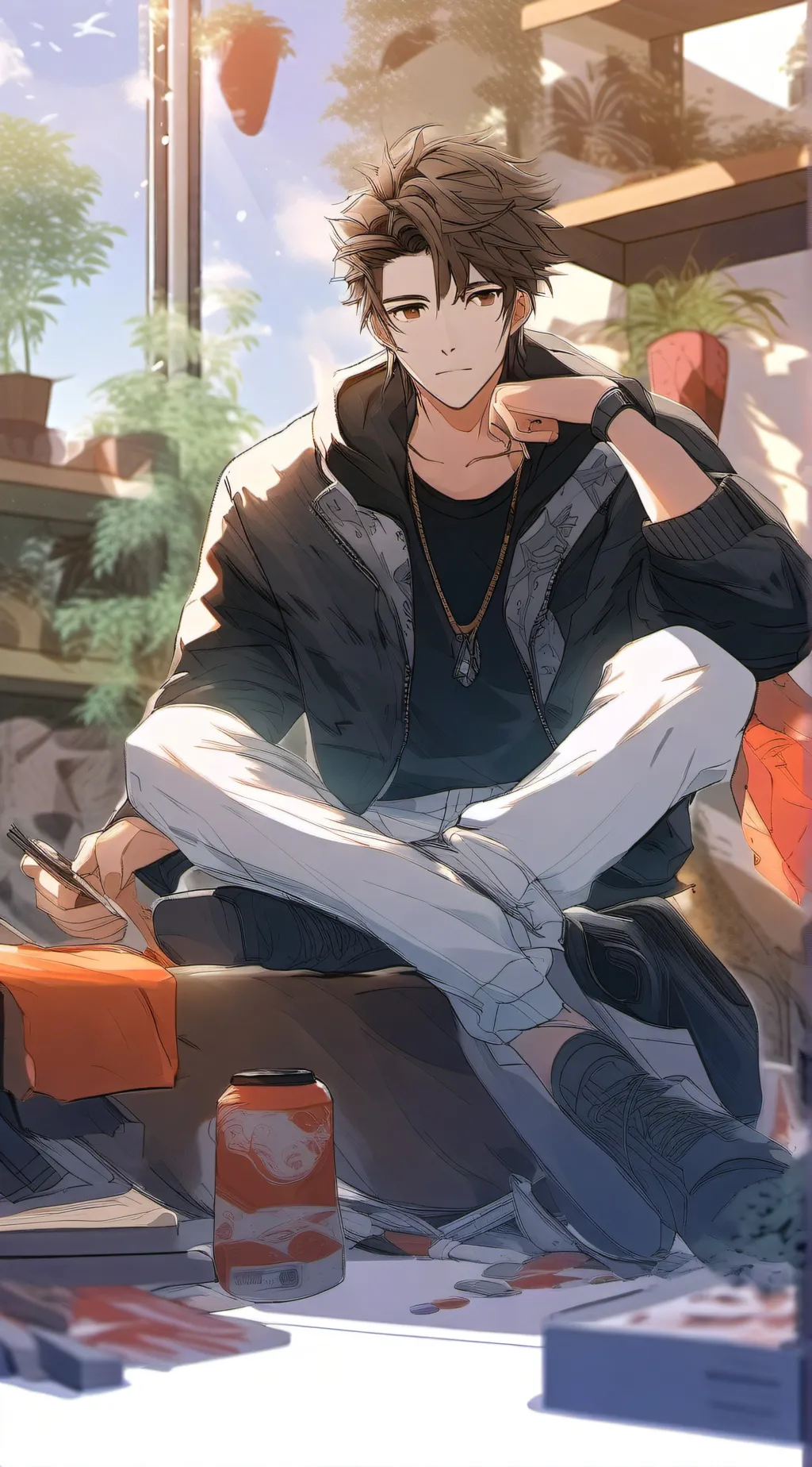 ai character: Dylan  background