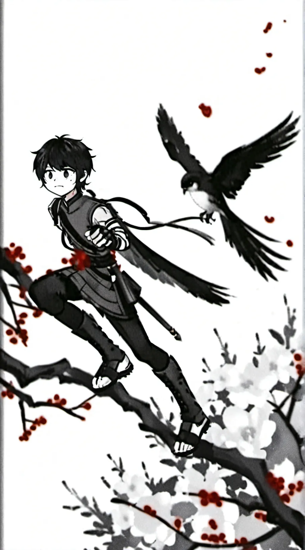 ai character: Nico🖤💀👻 background