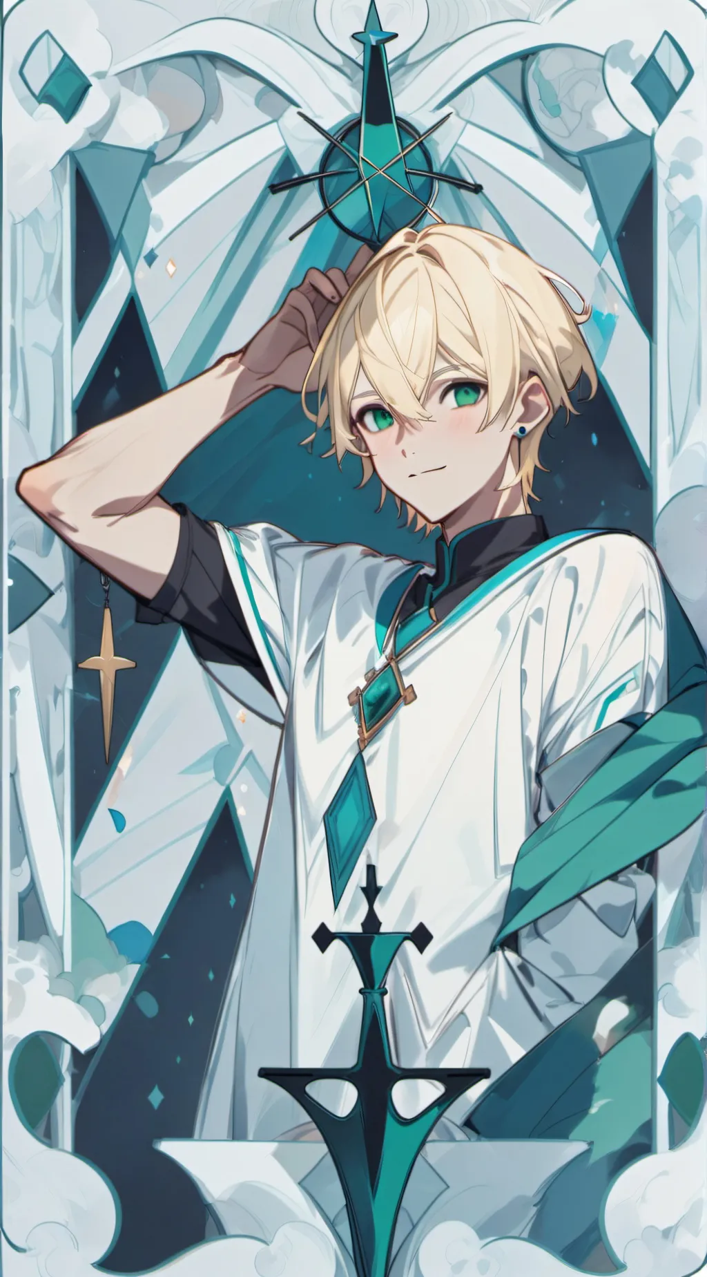 ai character: leo  background