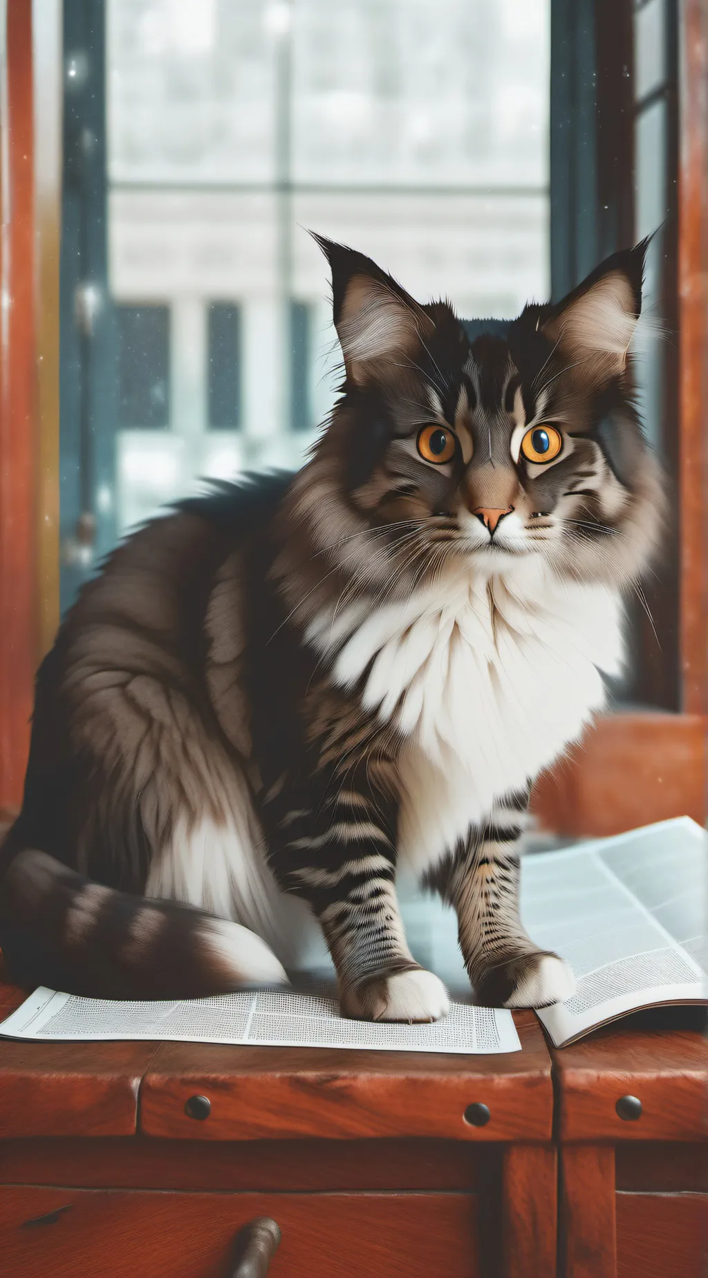 ai character: Kat background