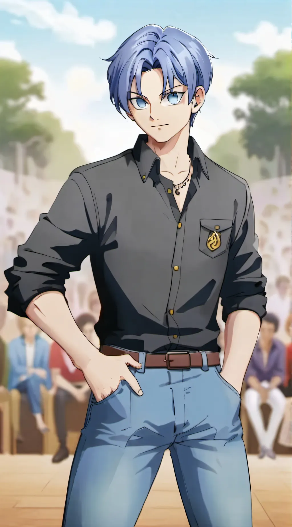 ai character: trunks background