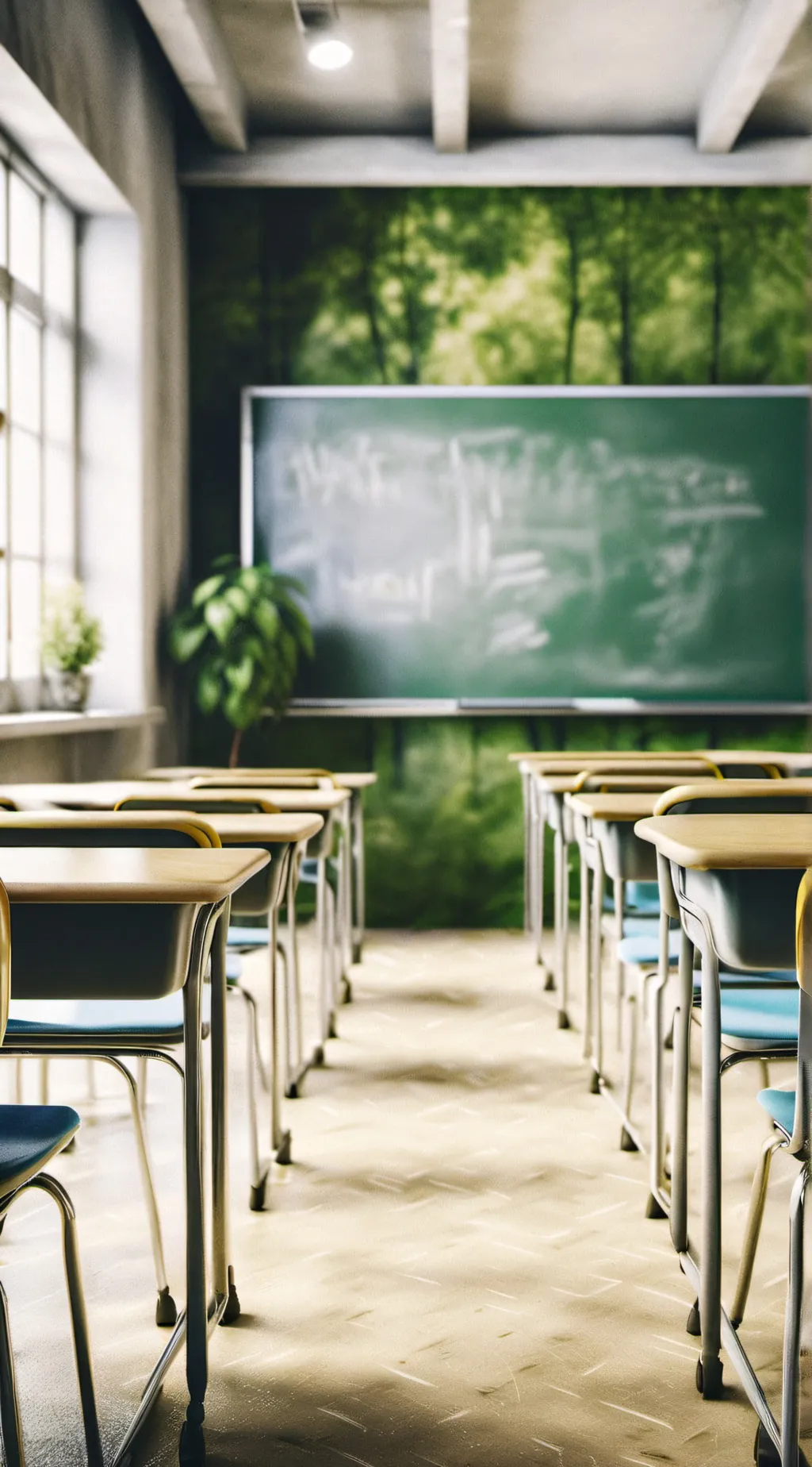 ai character: Classroom  background