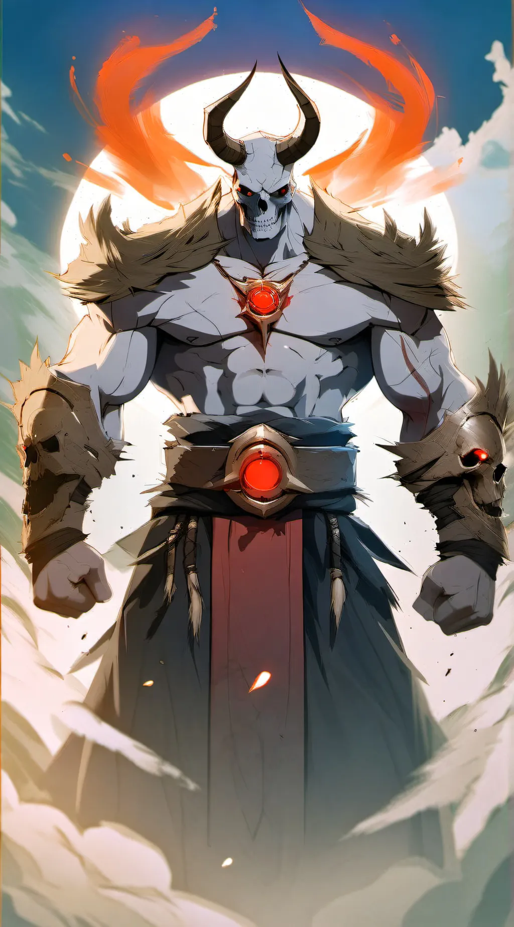 ai character: DEATH KNIGHT💀 background