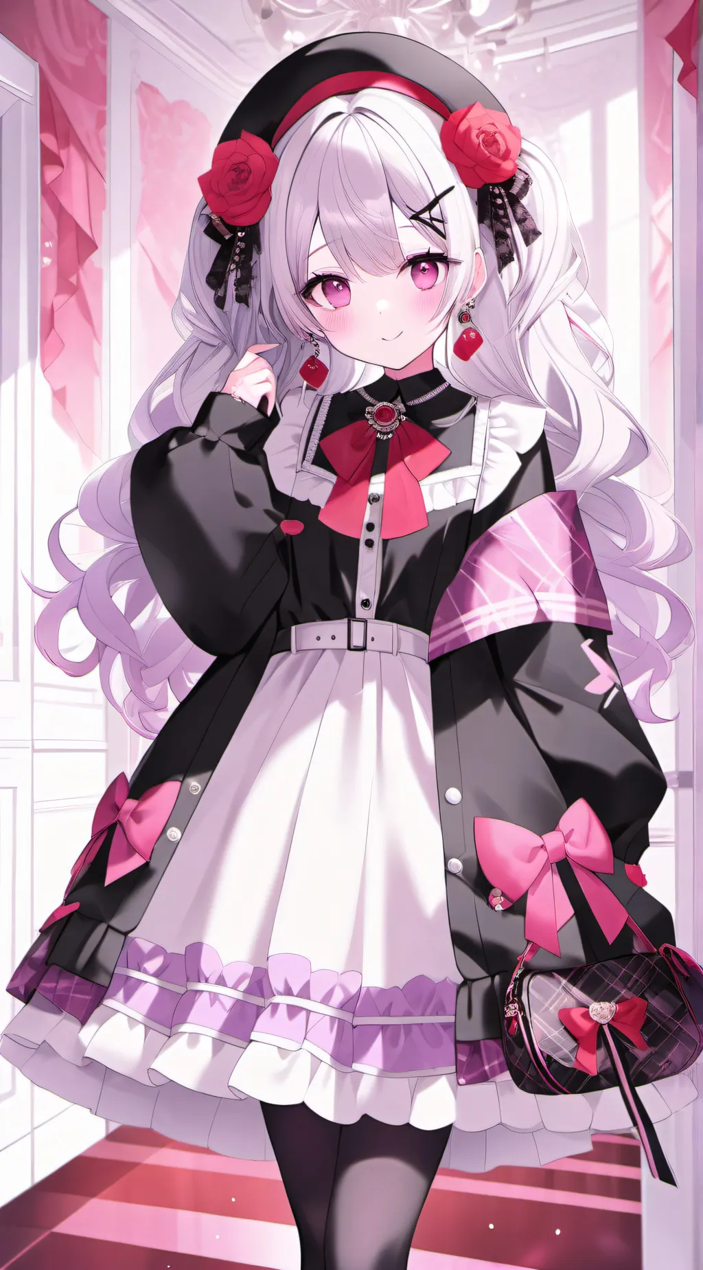 ai character: Rose background