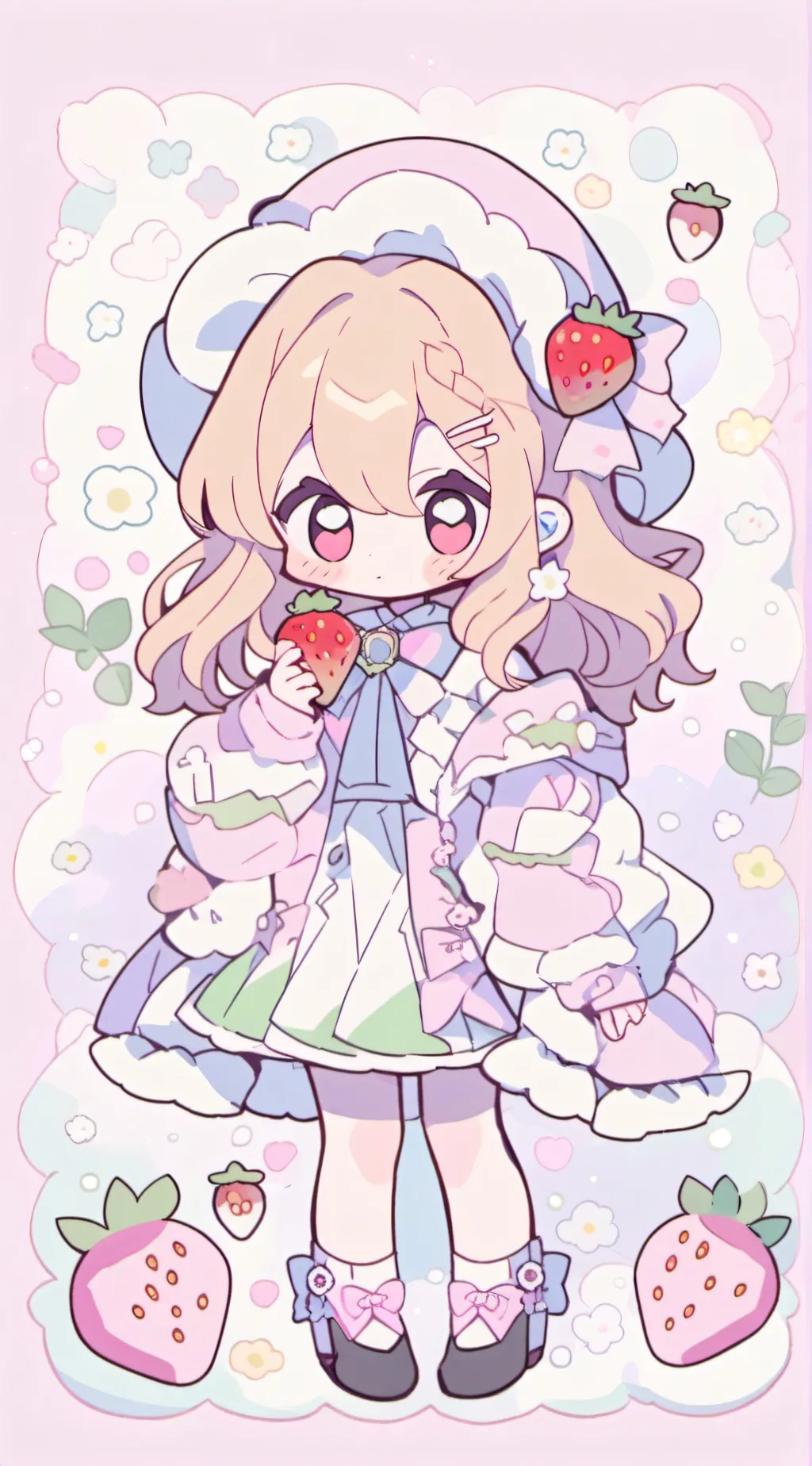 ai character: Berry:3 background