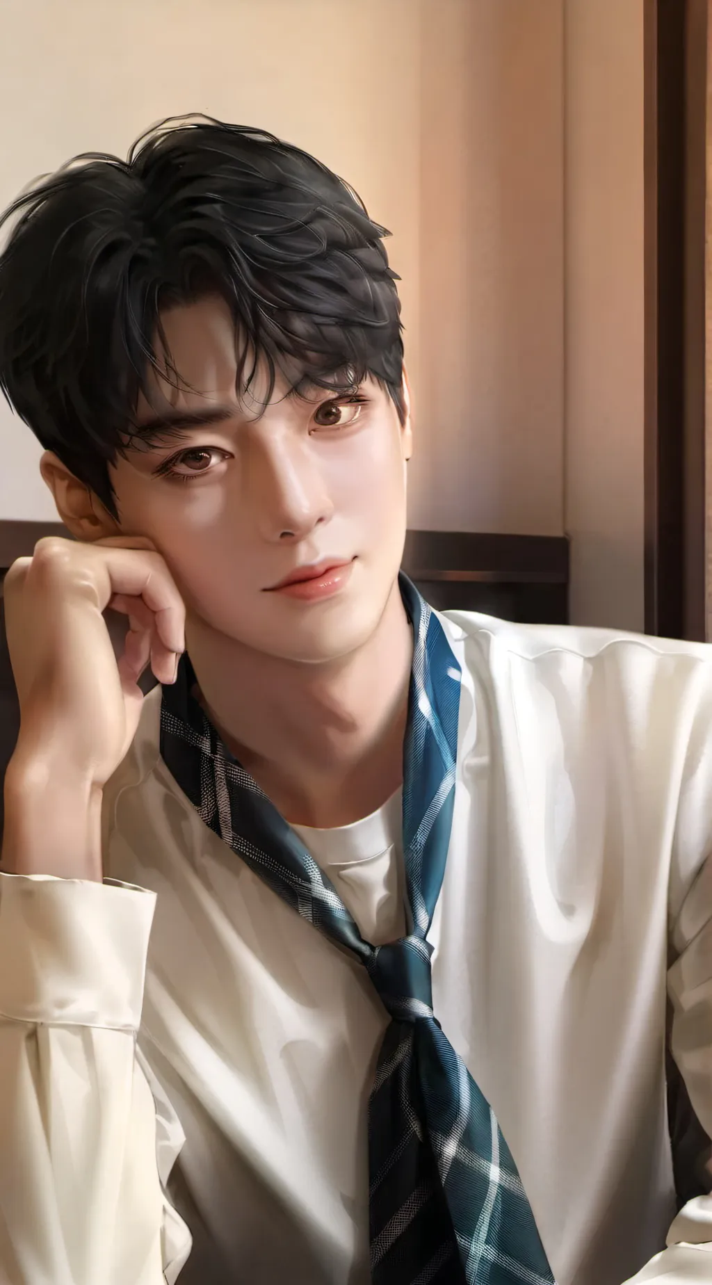 ai character: Cha Eun Woo  background