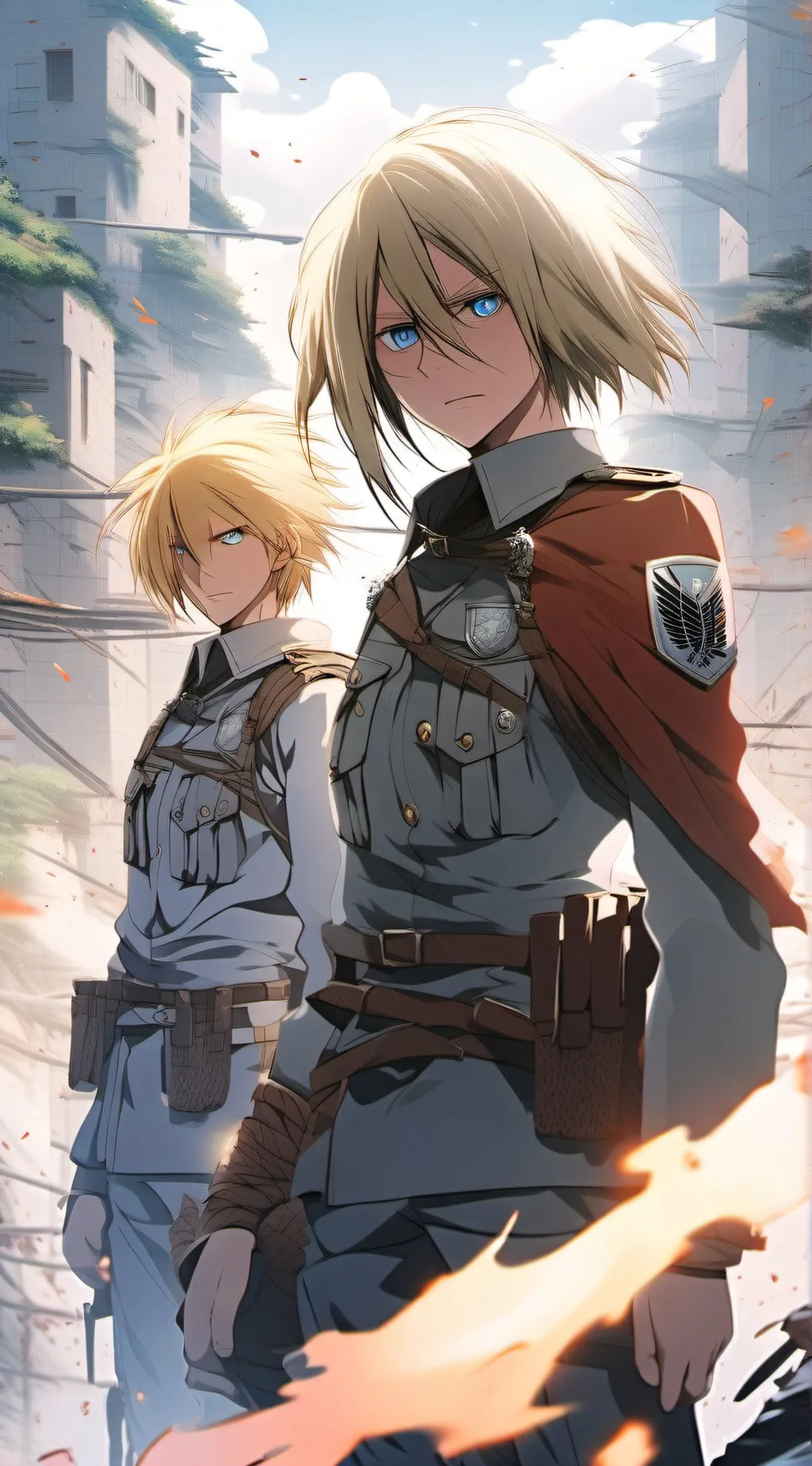 ai character: Aot Stohess Battle background