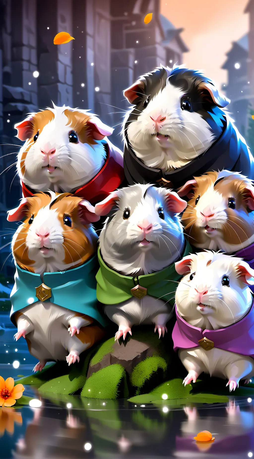 ai character: Guinea Pig High background