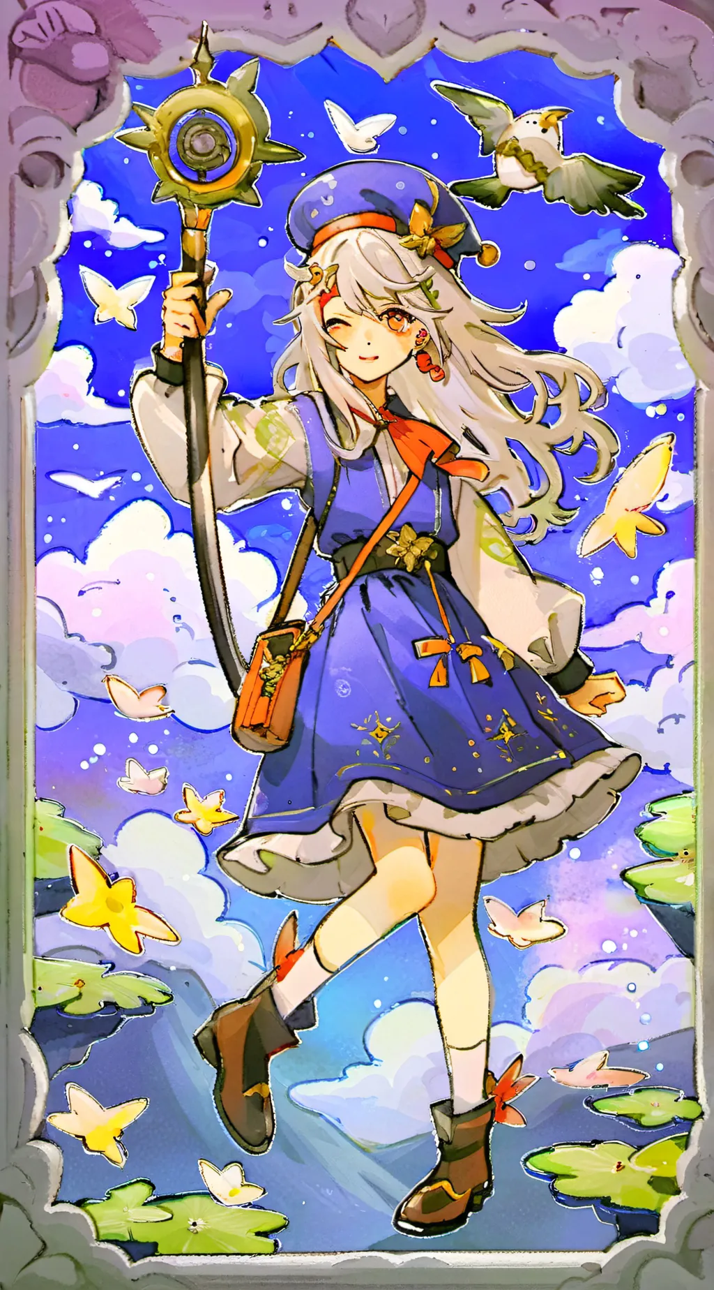 ai character: uzi background