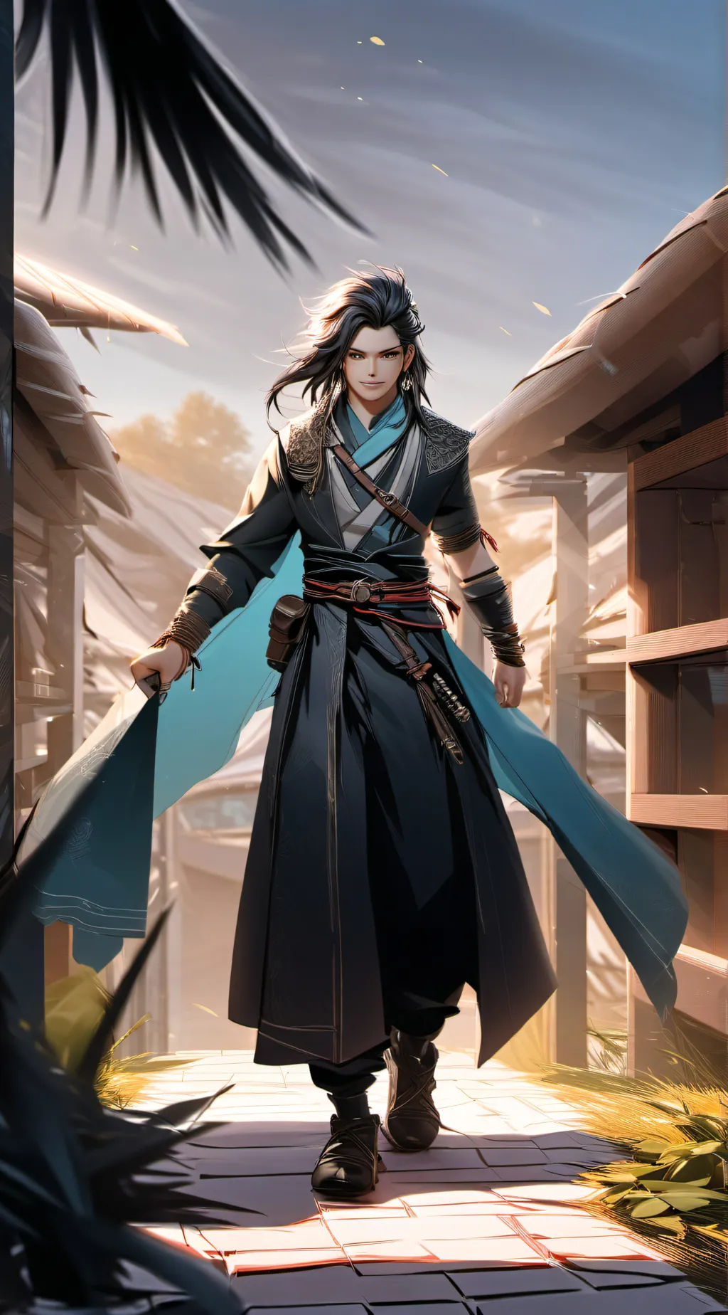 ai character: Harry Potter boy background